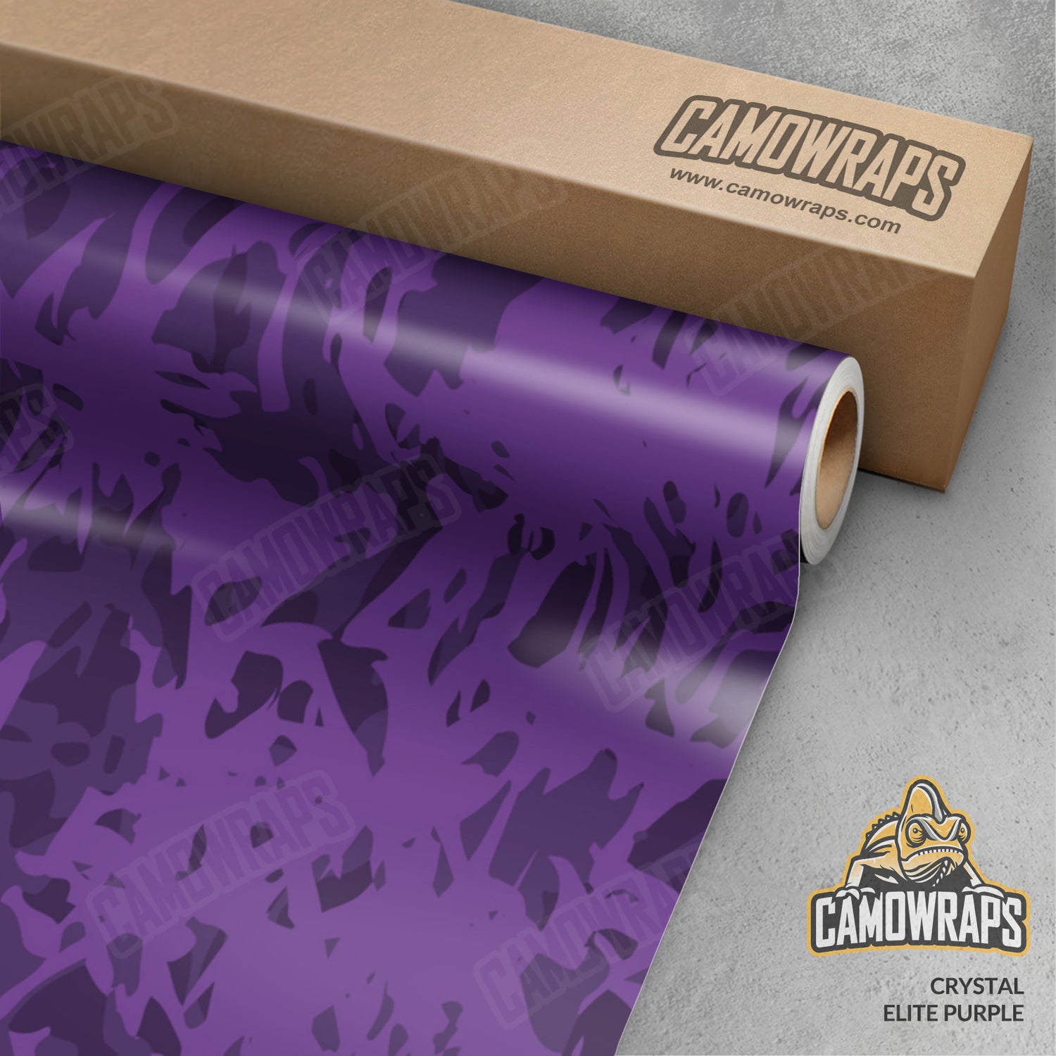 Crystal Elite Purple Camo Vinyl Wrap