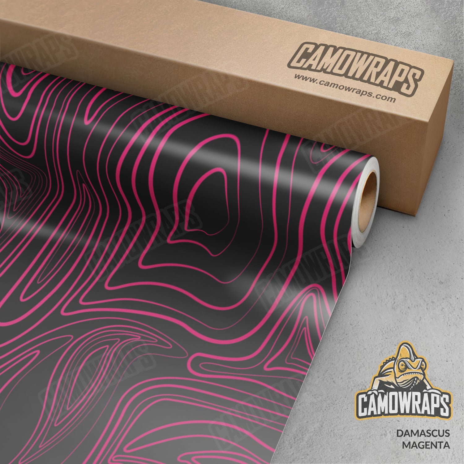 Damascus Magenta Camo Vinyl Wrap