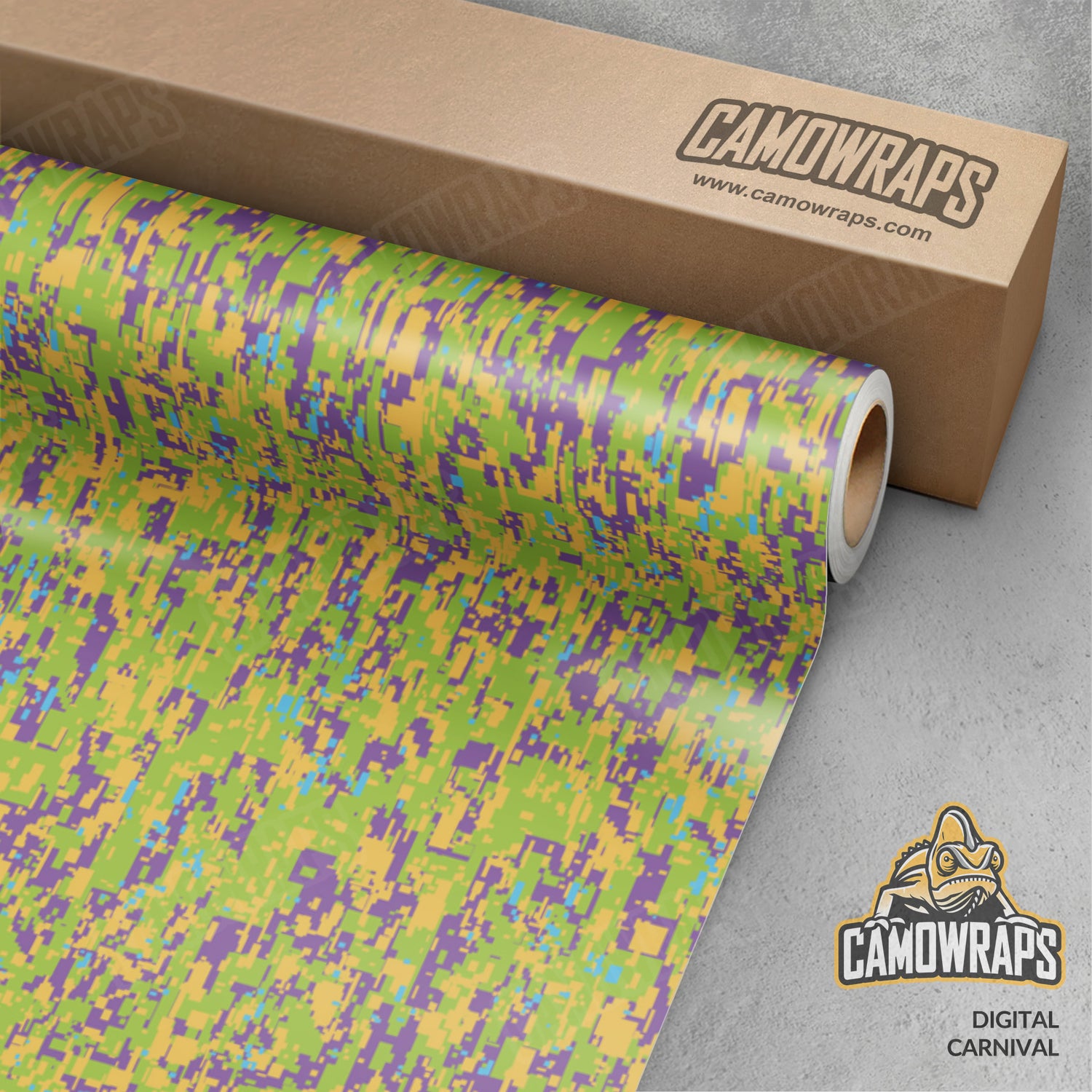 Digital Carnival Camo Vinyl Wrap