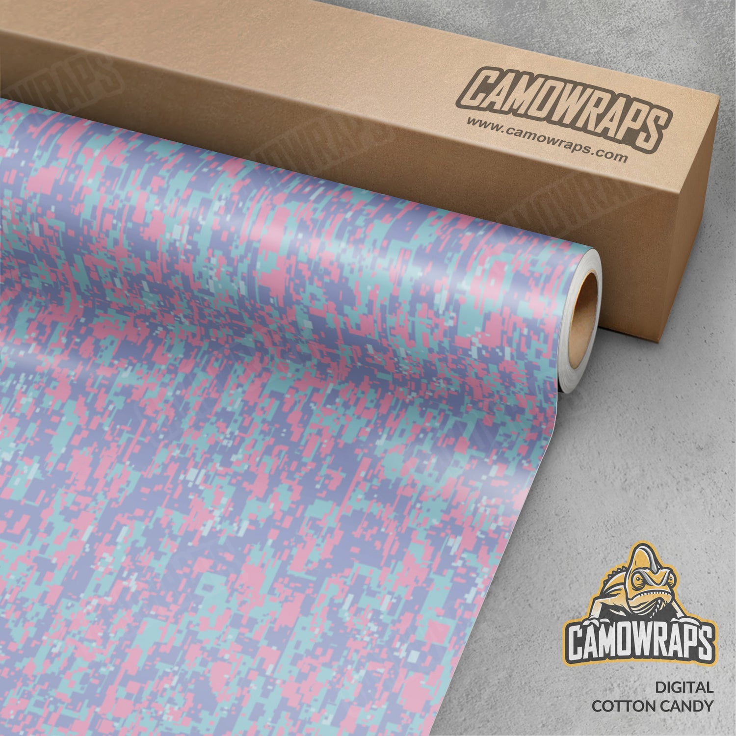 Digital Cotton Candy Camo Vinyl Wrap