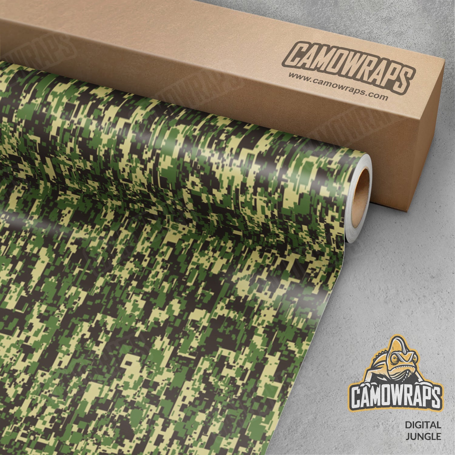 Digital Jungle Camo Vinyl Wrap