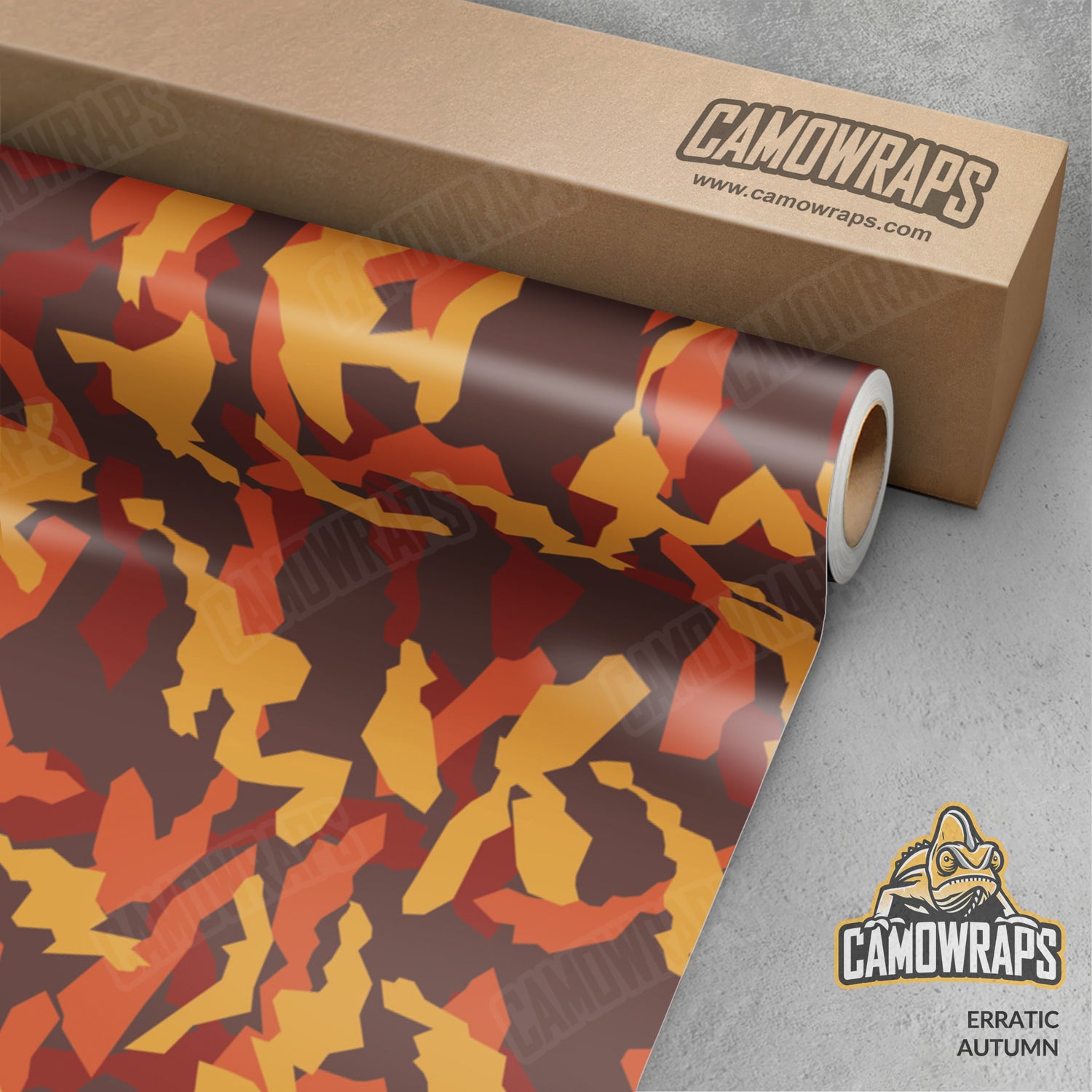 Erratic Autumn Camo Vinyl Wrap