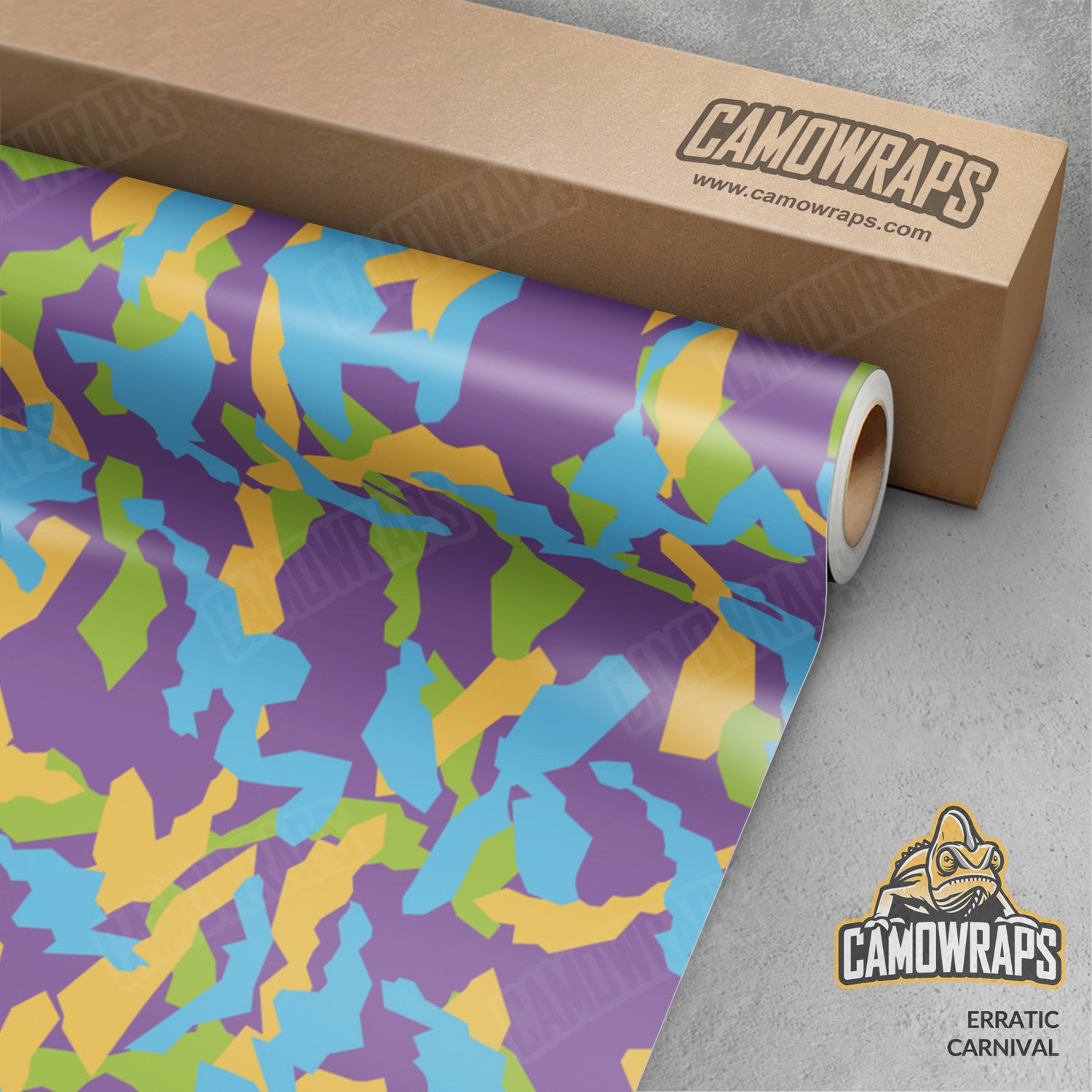 Erratic Carnival Camo Vinyl Wrap