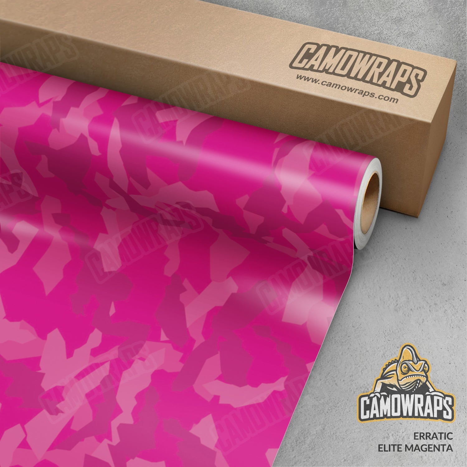 Erratic Elite Magenta Camo Vinyl Wrap