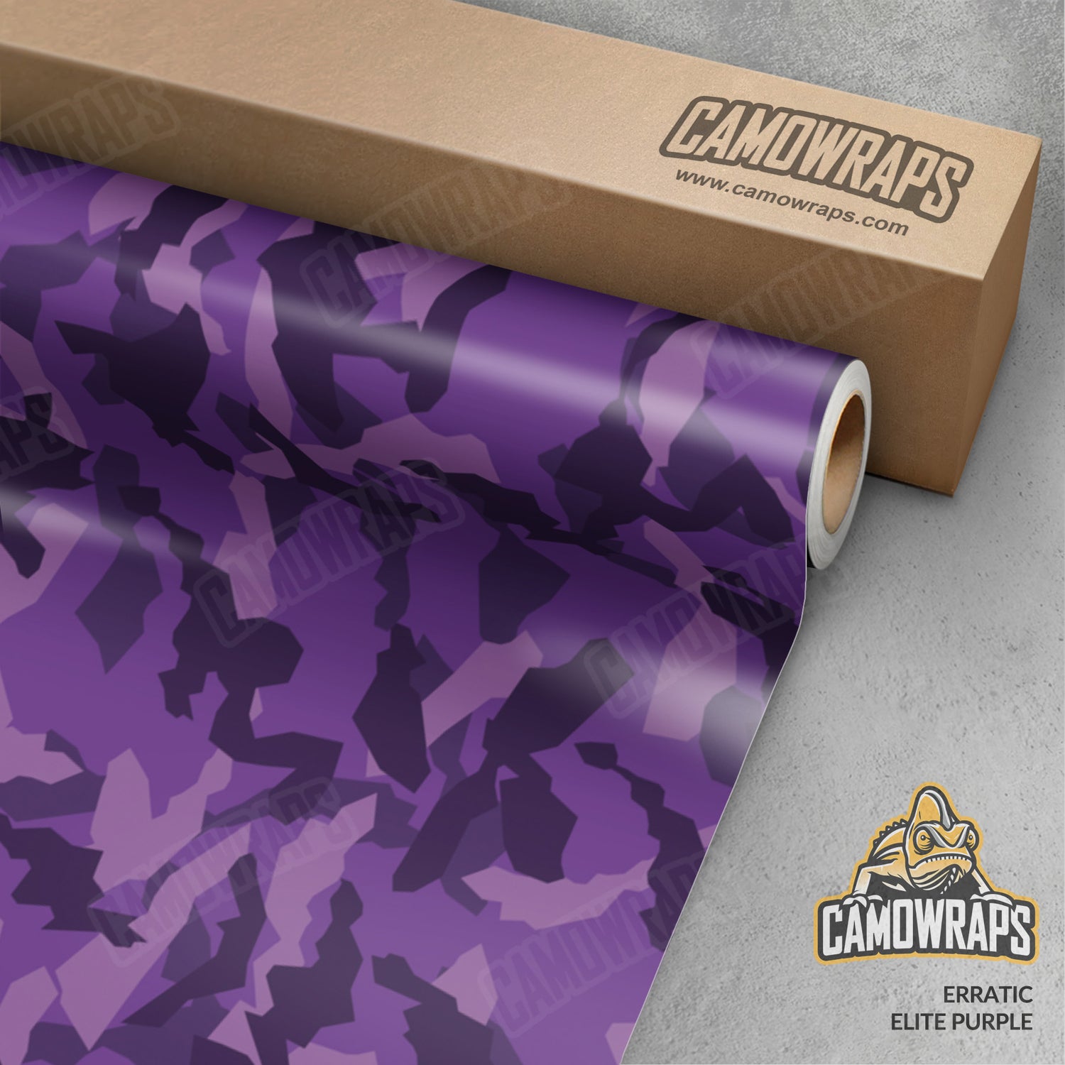 Erratic Elite Purple Camo Vinyl Wrap