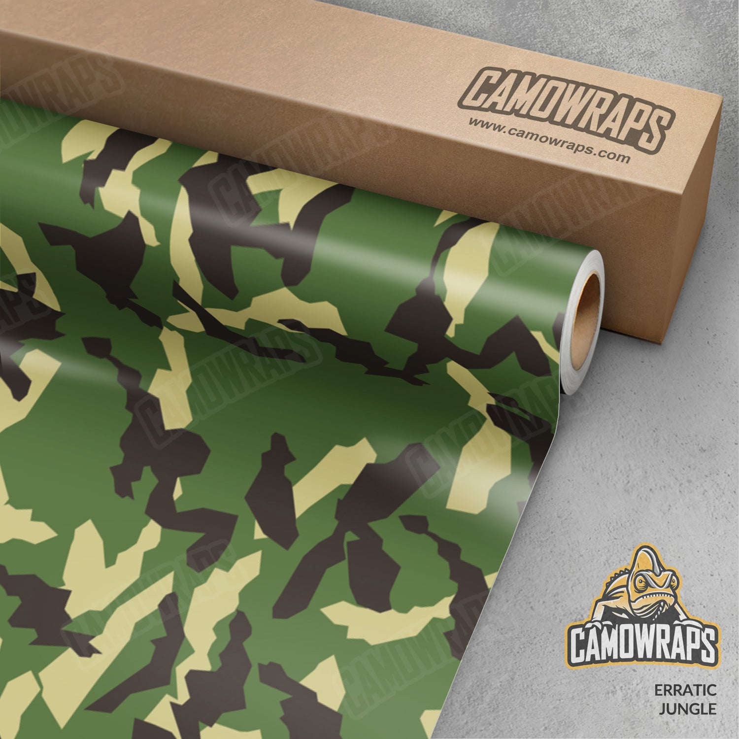 Erratic Jungle Camo Vinyl Wrap