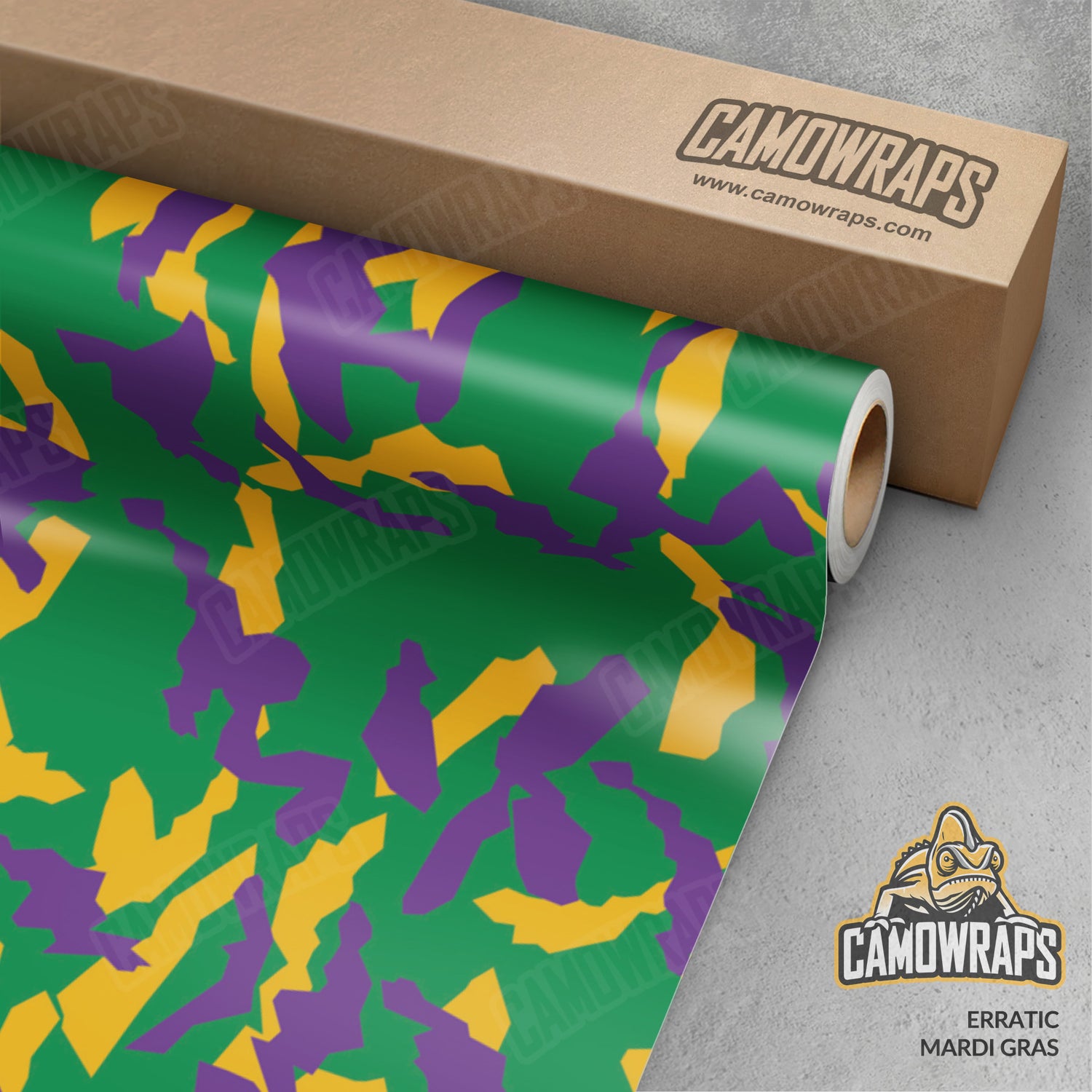 Erratic Mardi Gras Camo Vinyl Wrap