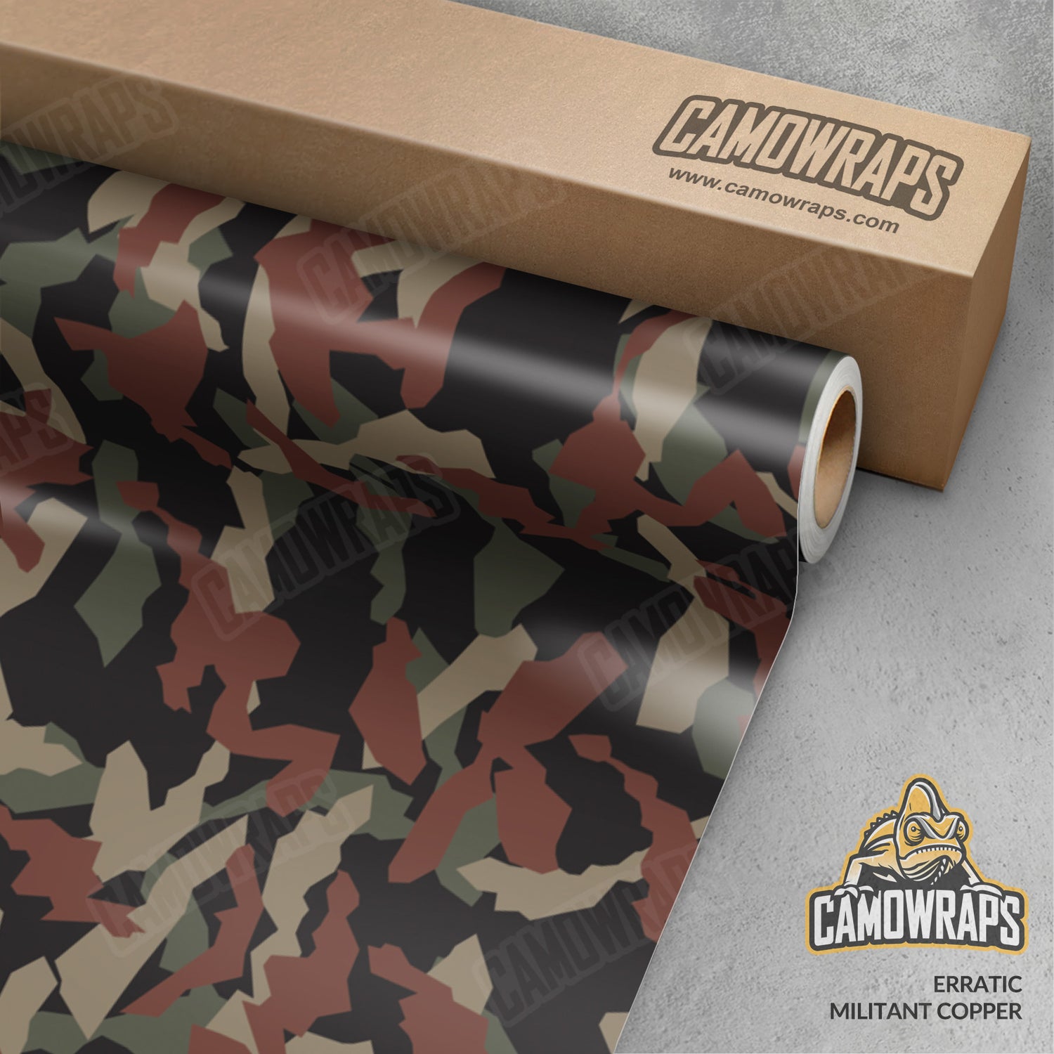 Erratic Militant Copper Camo Vinyl Wrap