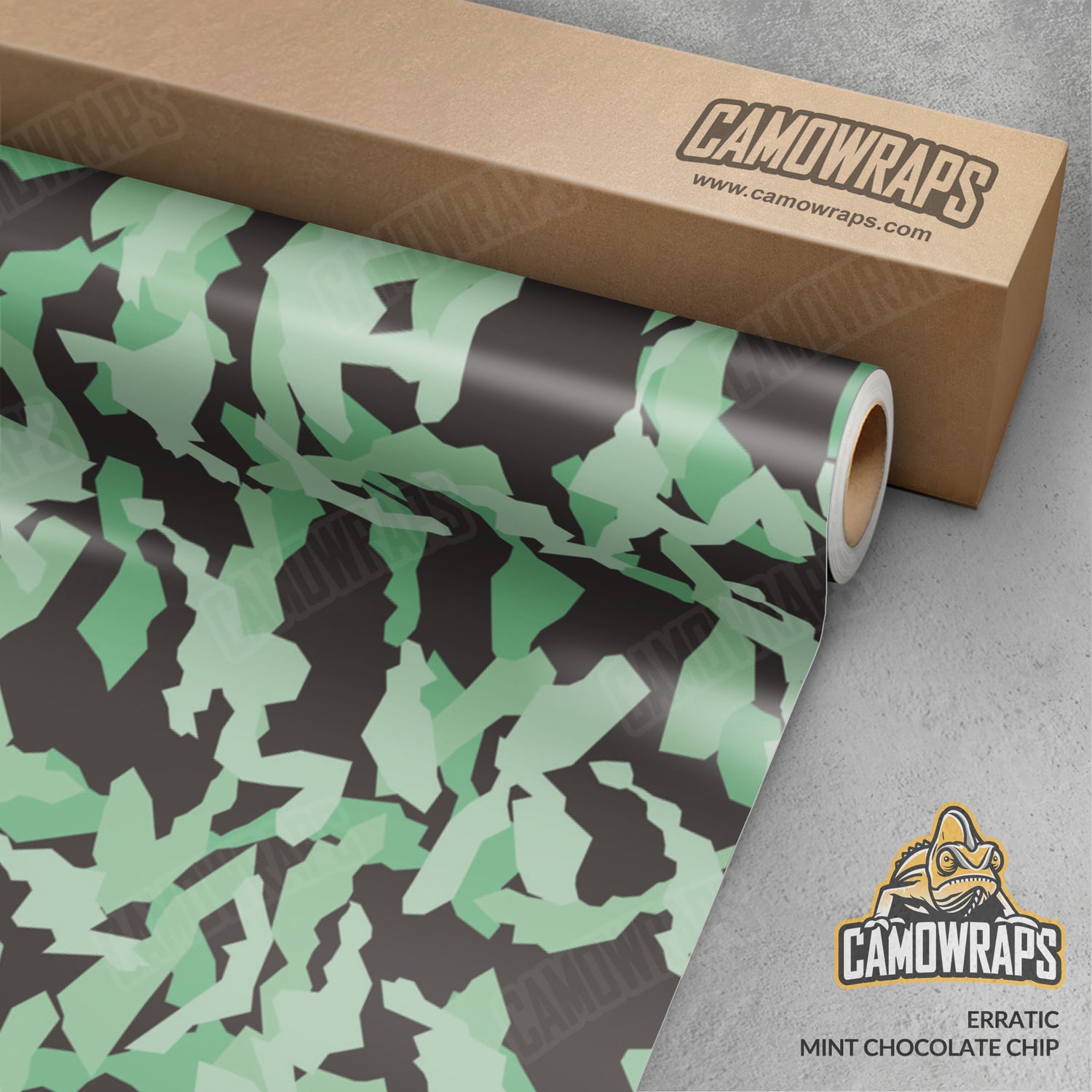 Erratic Mint Chocolate Chip Camo Vinyl Wrap