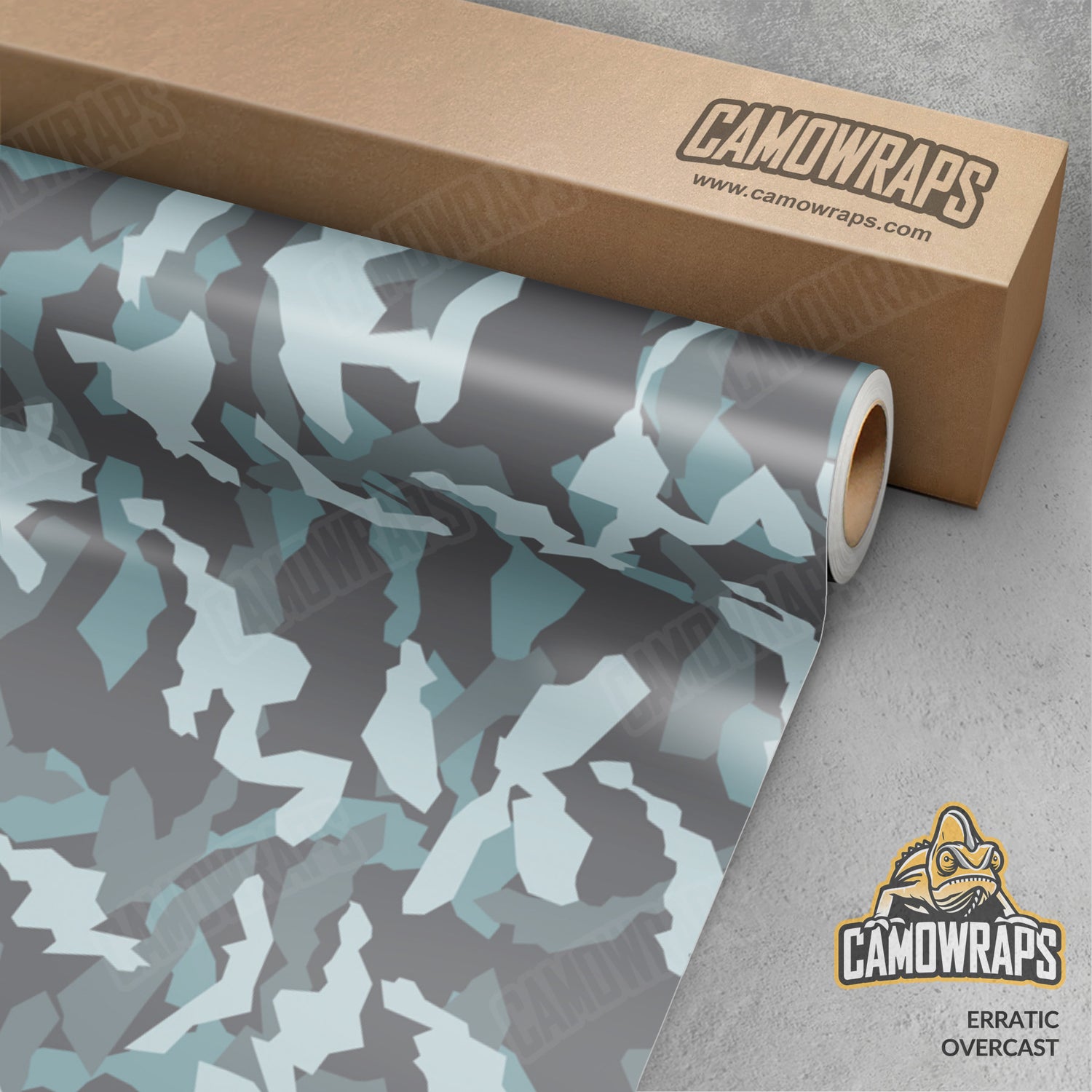 Erratic Overcast Camo Vinyl Wrap