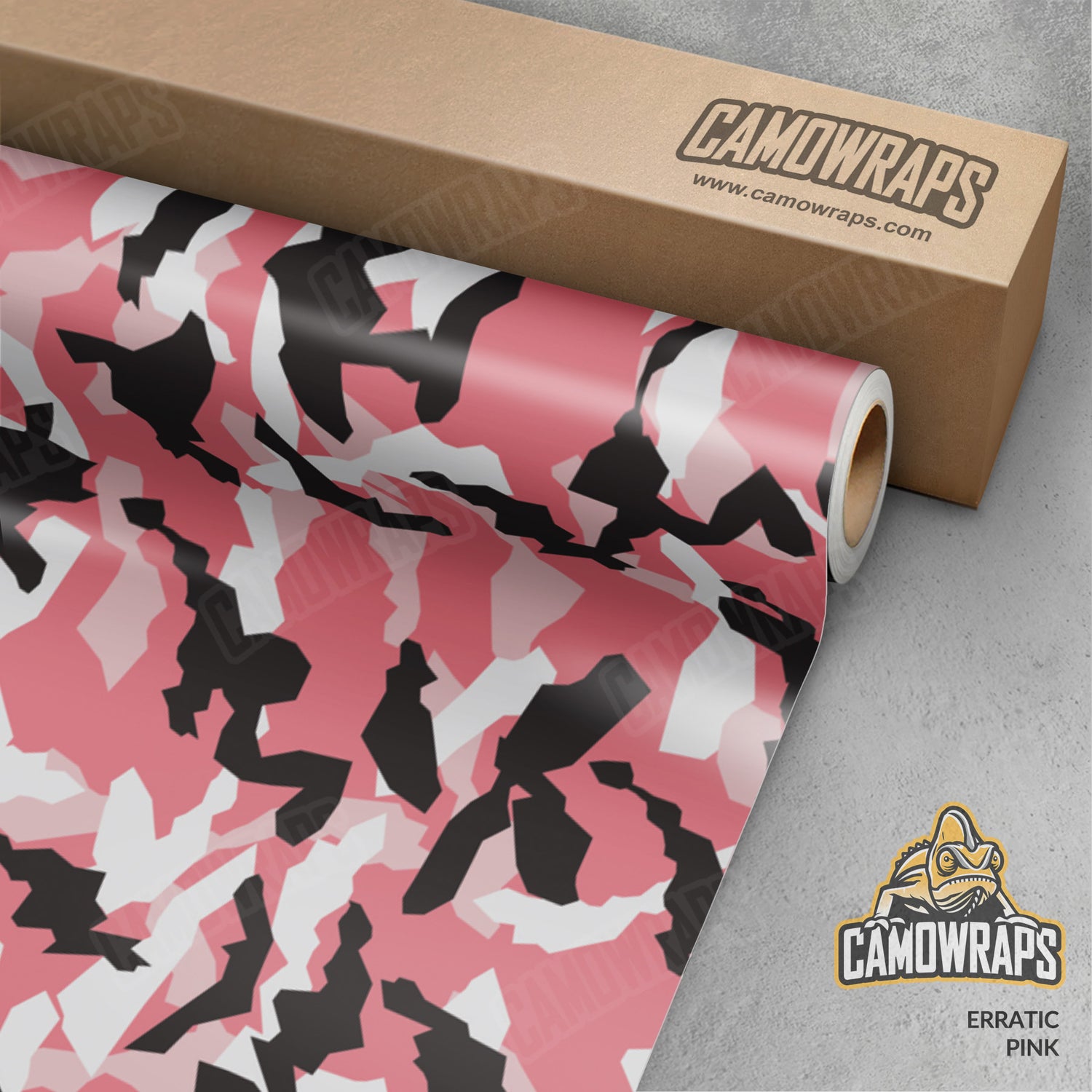 Erratic Pink Camo Vinyl Wrap