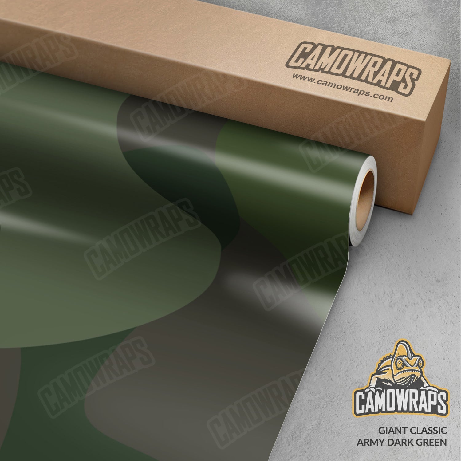 Giant Classic Army Dark Green Camo Vinyl Wrap