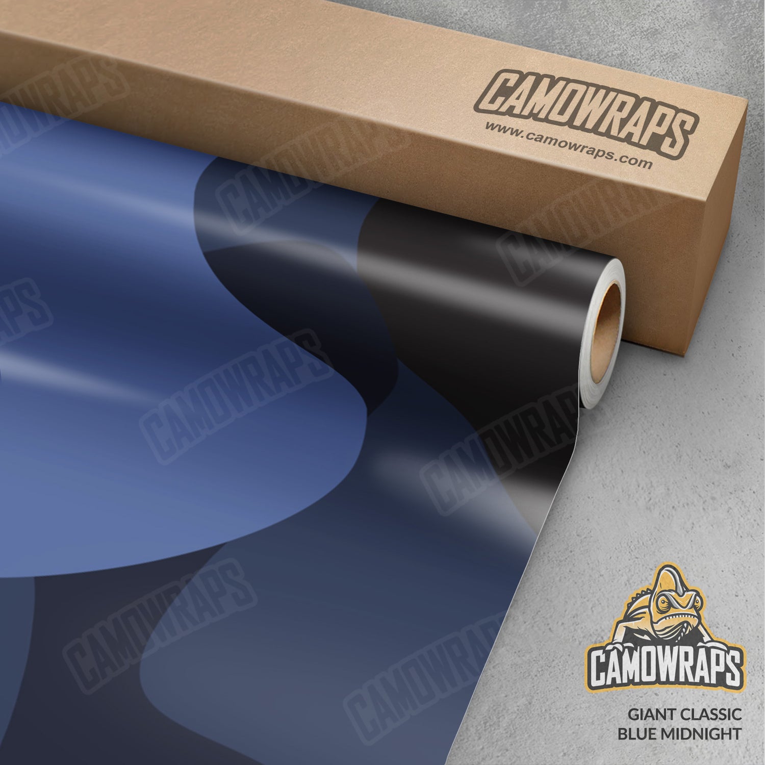 Giant Classic Blue Midnight Camo Vinyl Wrap