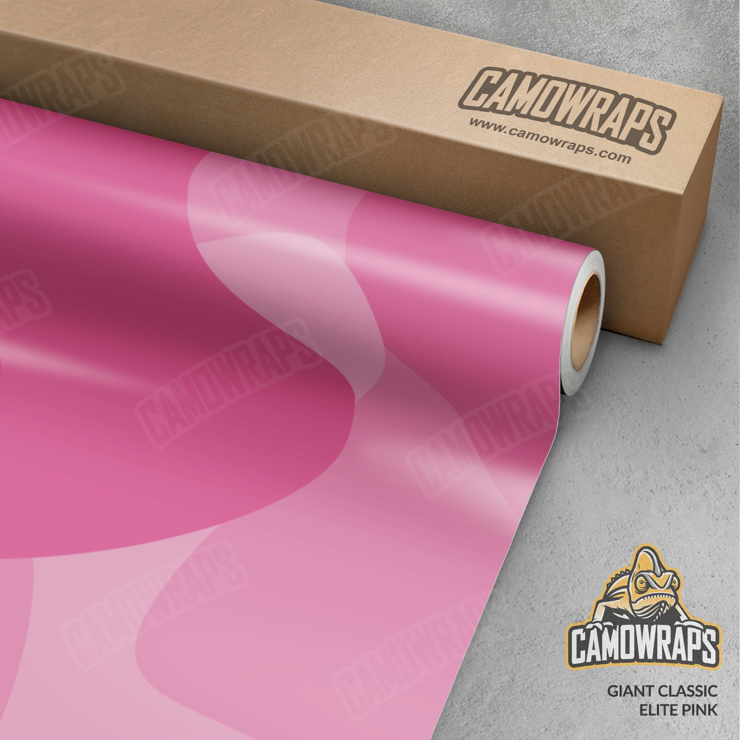 Giant Classic Elite Pink Camo Vinyl Wrap