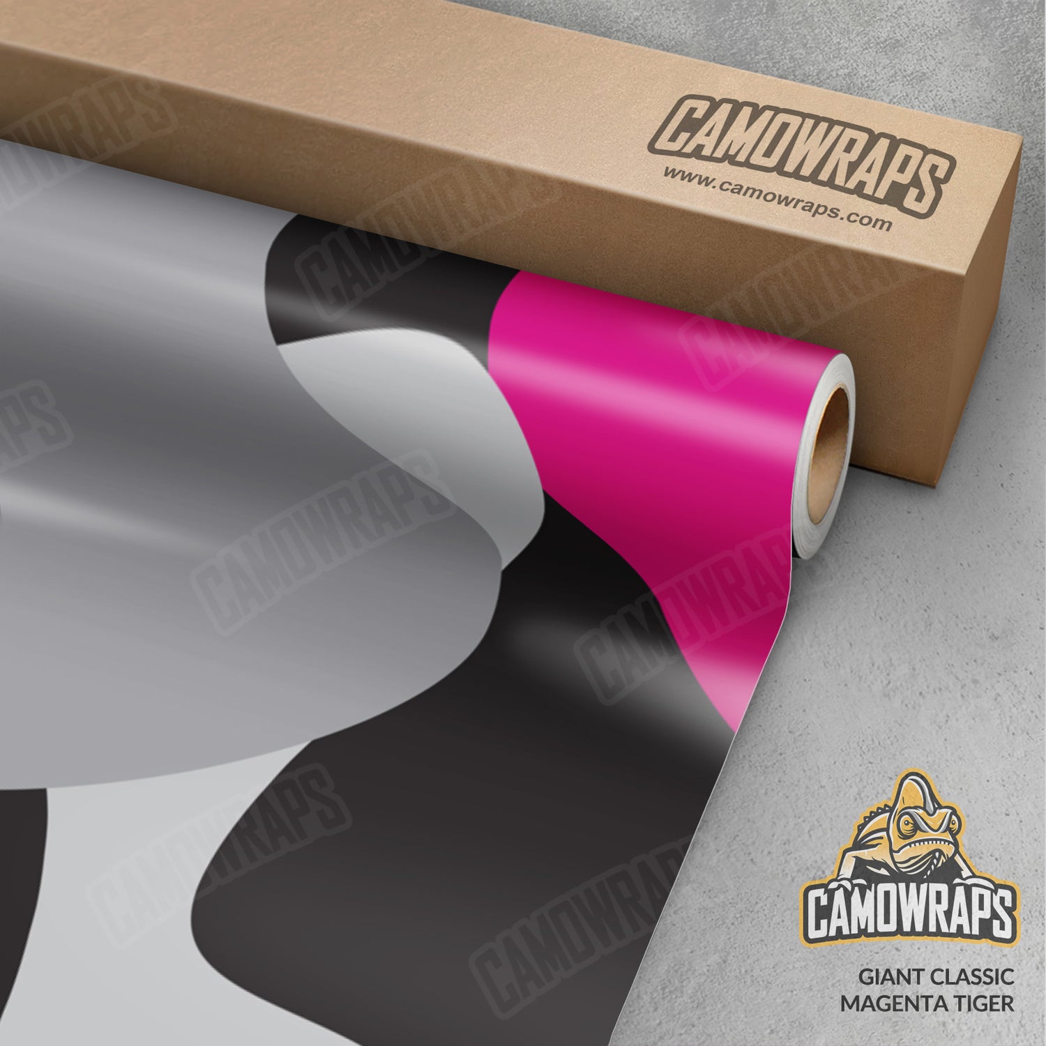 Giant Classic Magenta Tiger Camo Vinyl Wrap