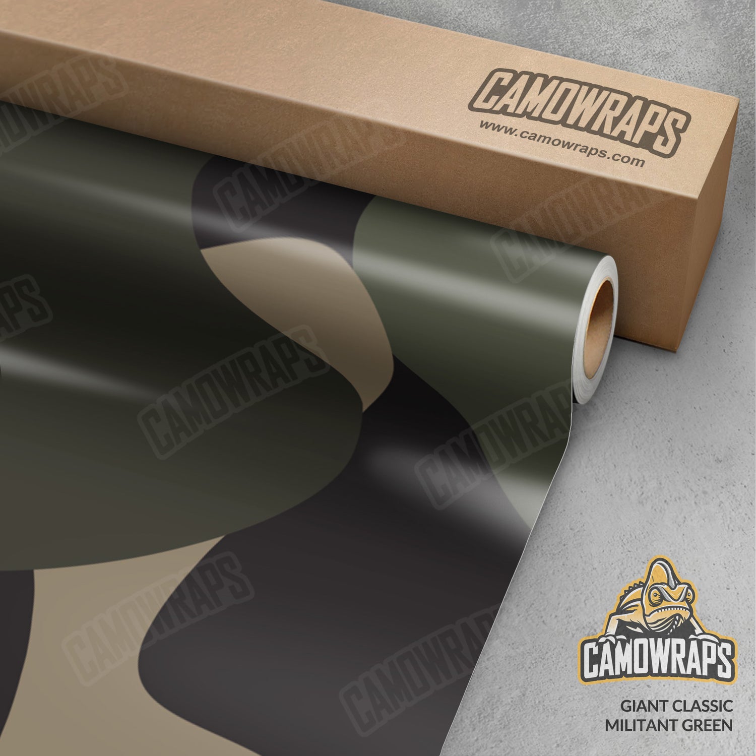 Giant Classic Militant Green Camo Vinyl Wrap