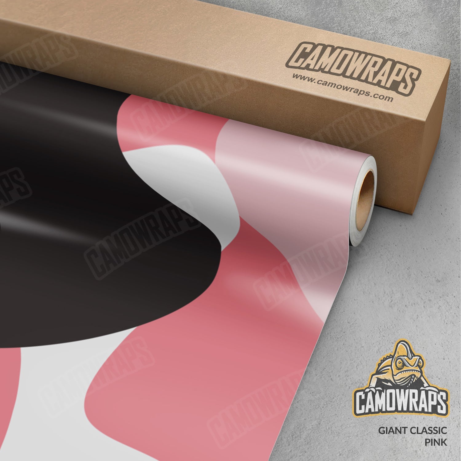 Giant Classic Pink Camo Vinyl Wrap