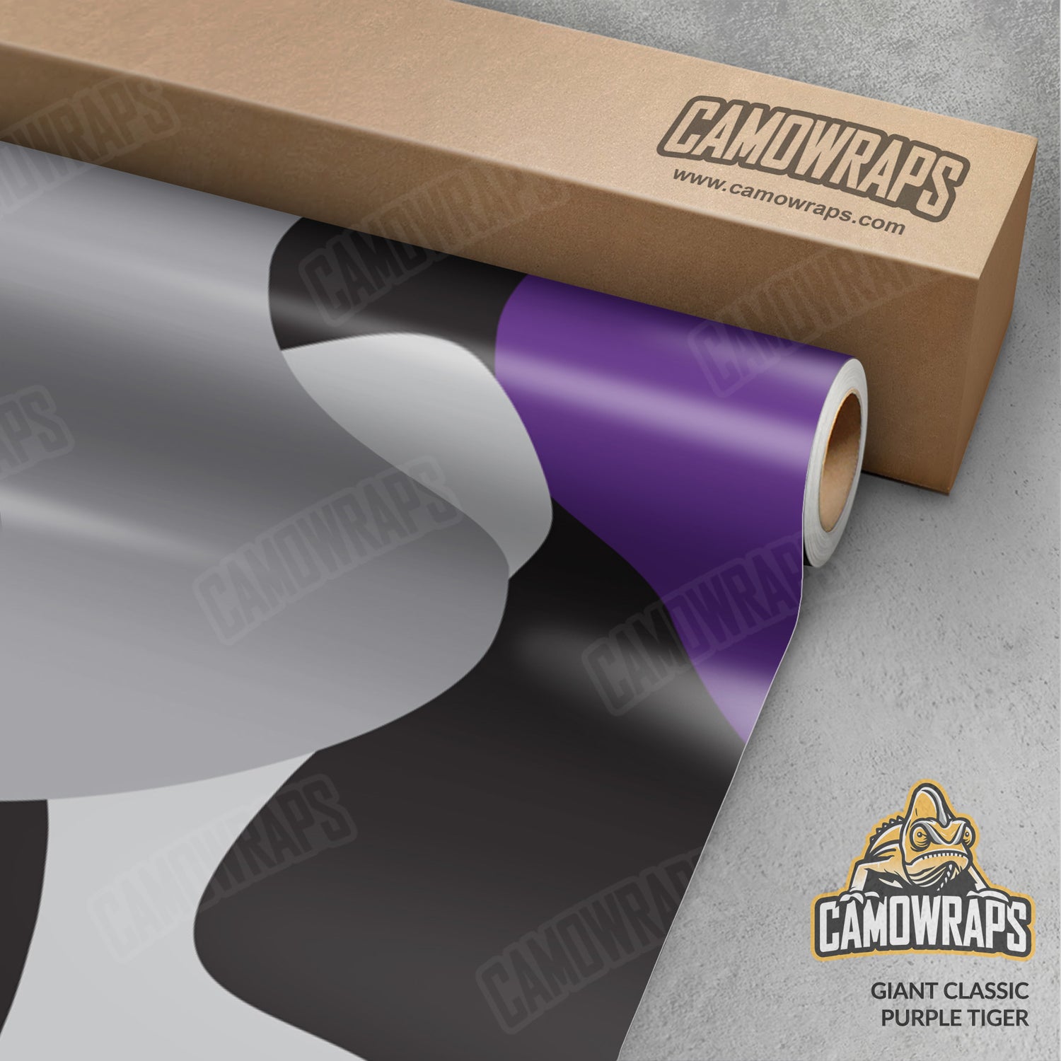 Giant Classic Purple Tiger Camo Vinyl Wrap