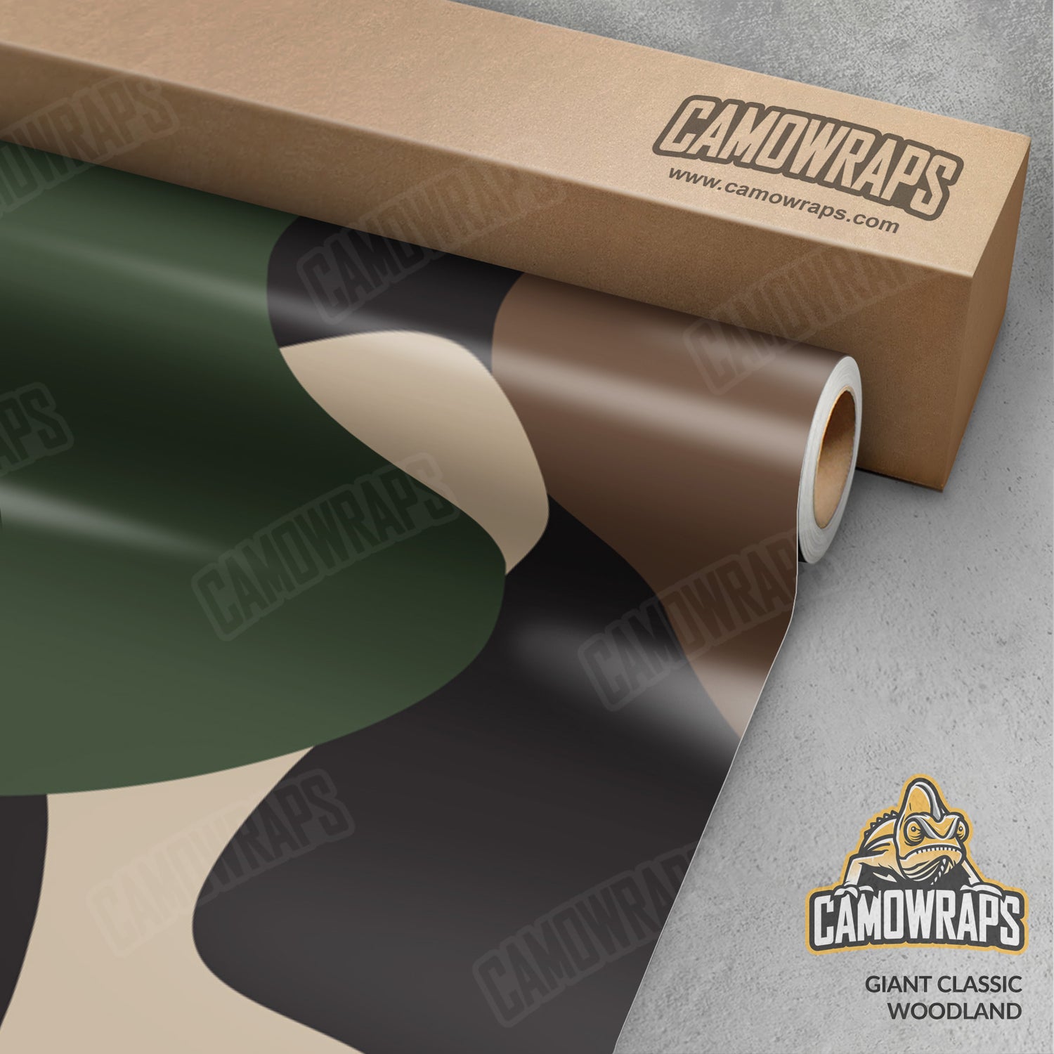 Giant Classic Woodland Camo Vinyl Wrap