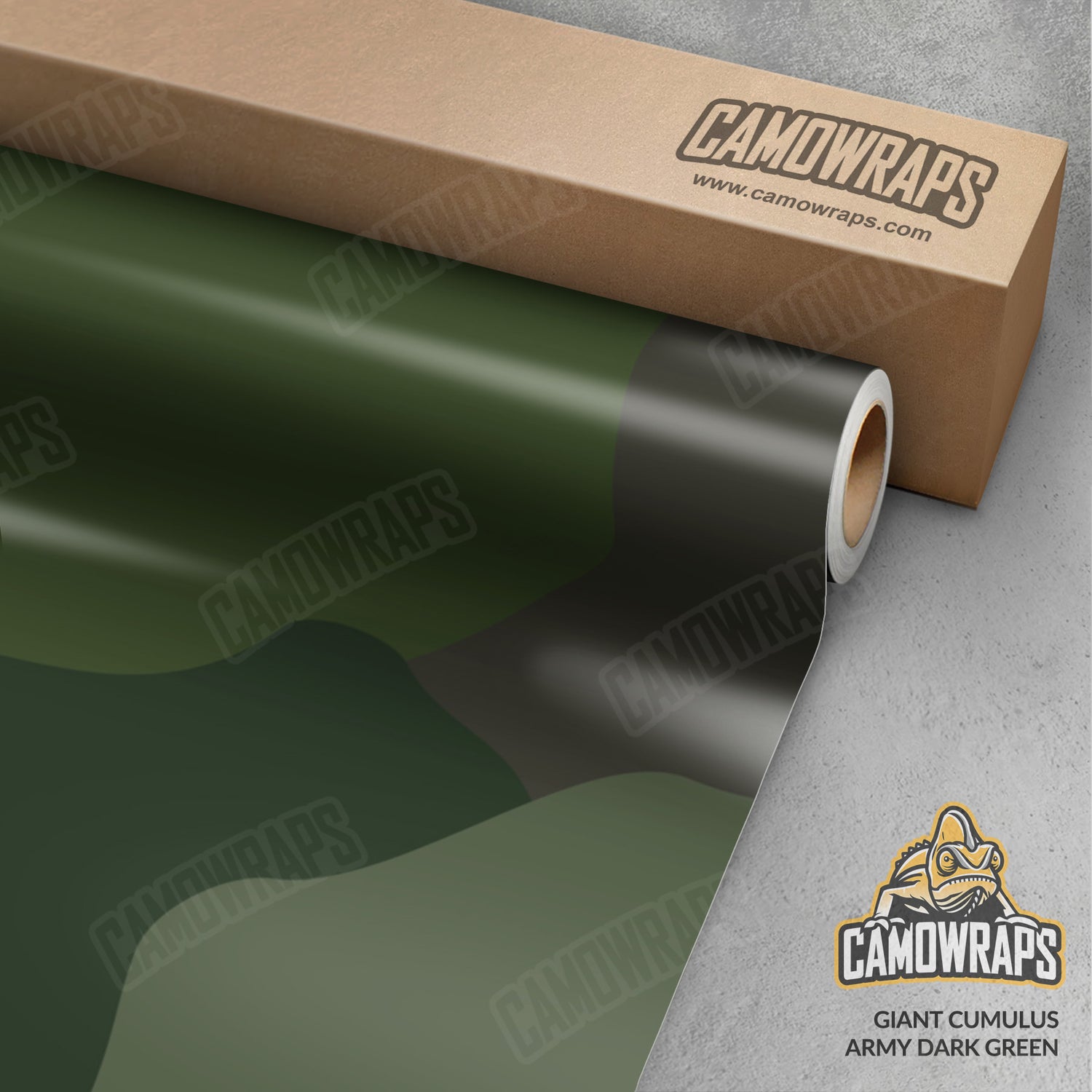 Giant Cumulus Army Dark Green Camo Vinyl Wrap