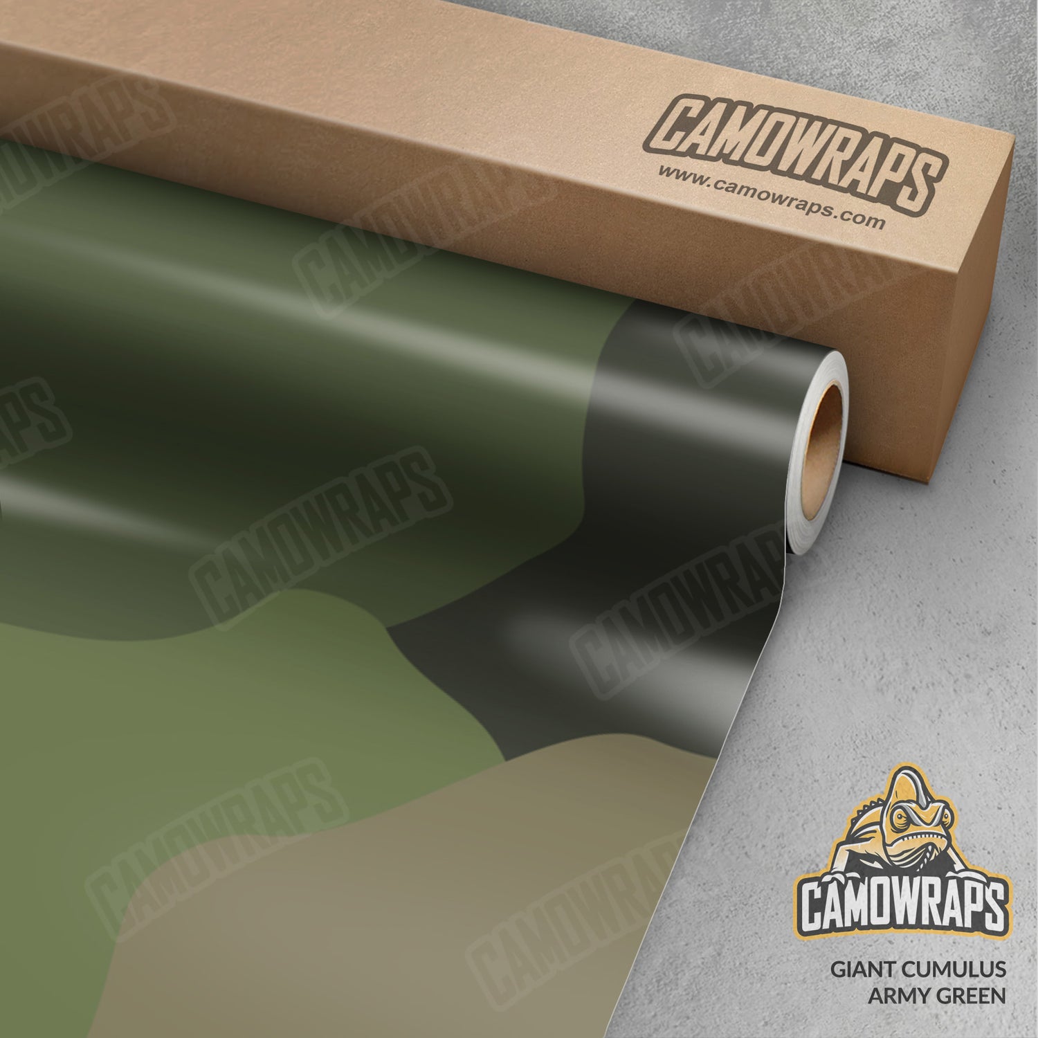 Giant Cumulus Army Green Camo Vinyl Wrap