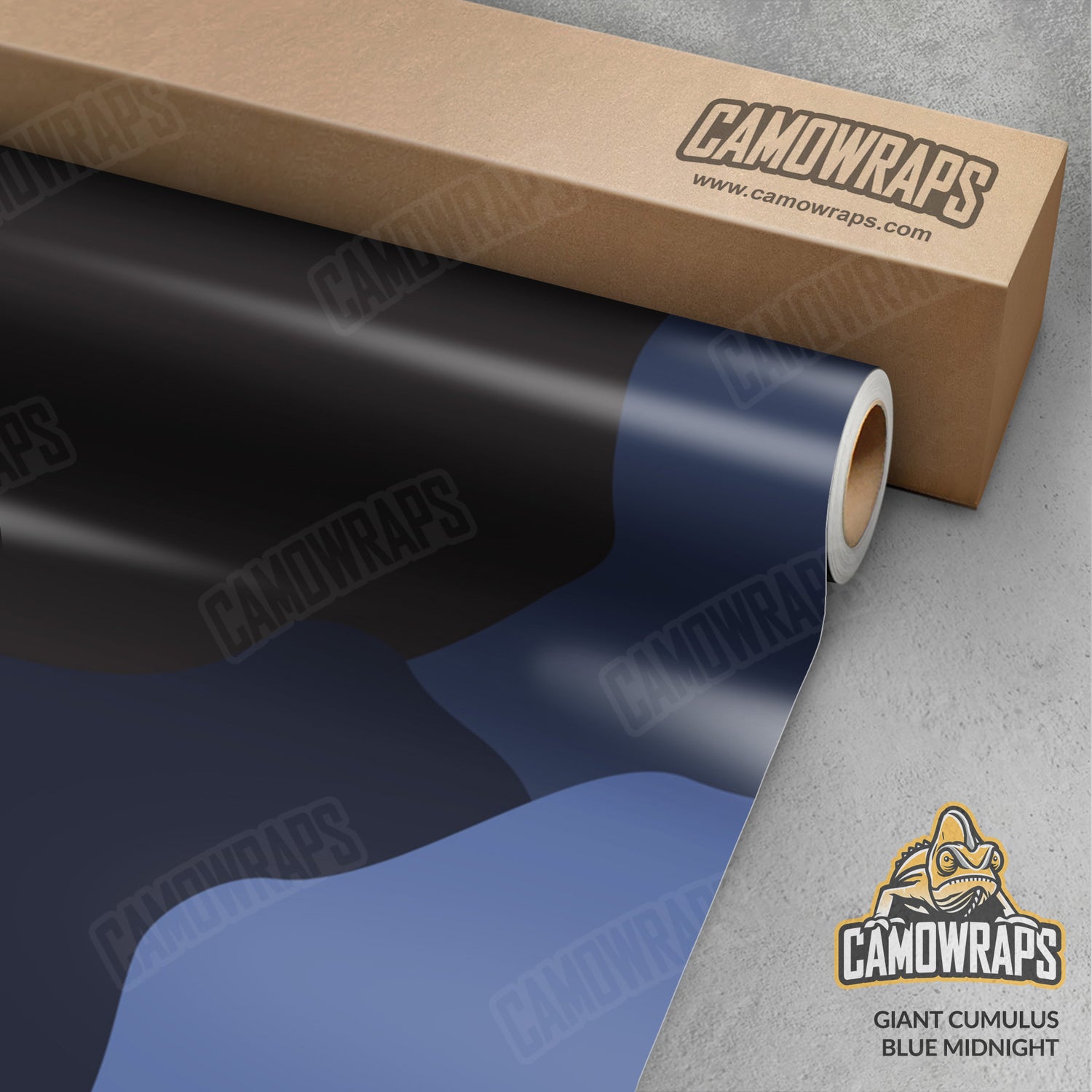 Giant Cumulus Blue Midnight Camo Vinyl Wrap