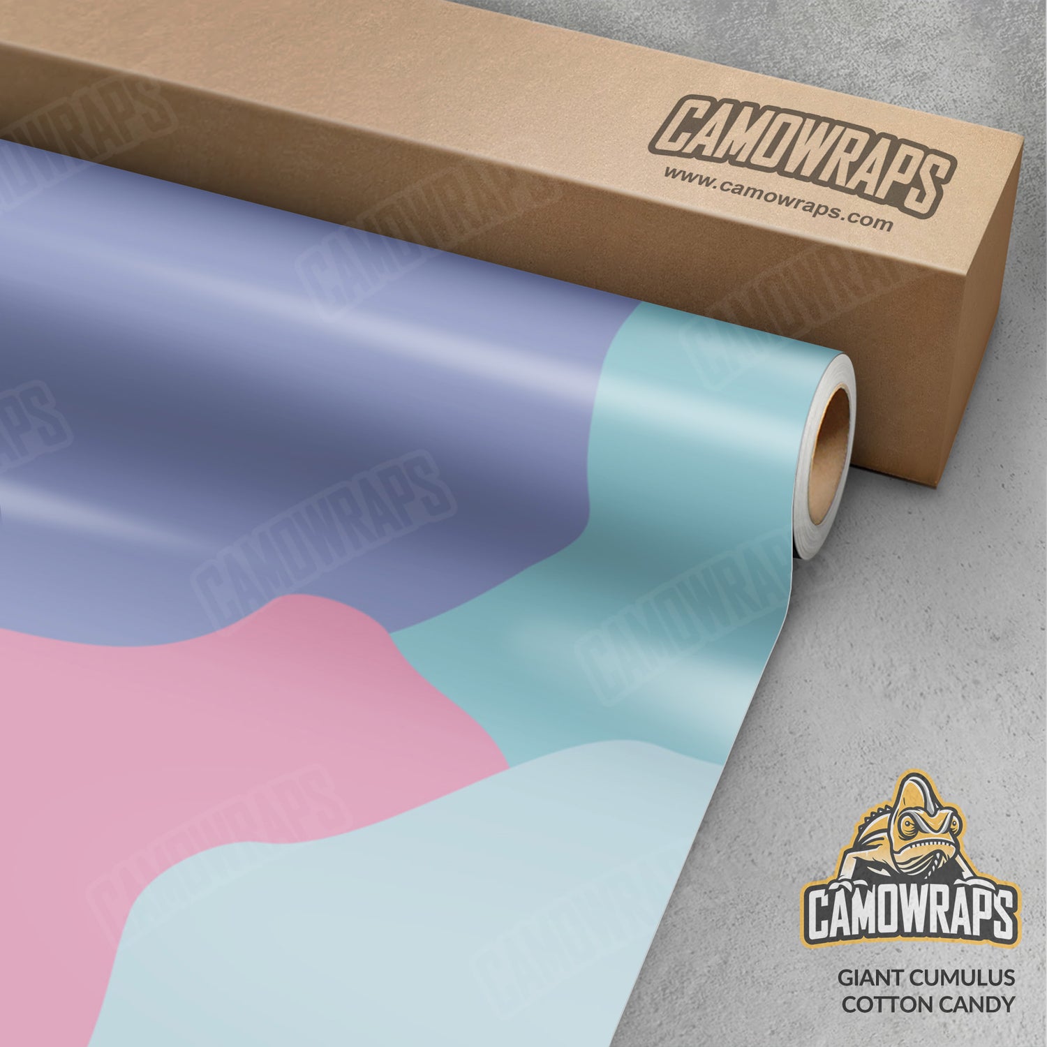 Giant Cumulus Cotton Candy Camo Vinyl Wrap