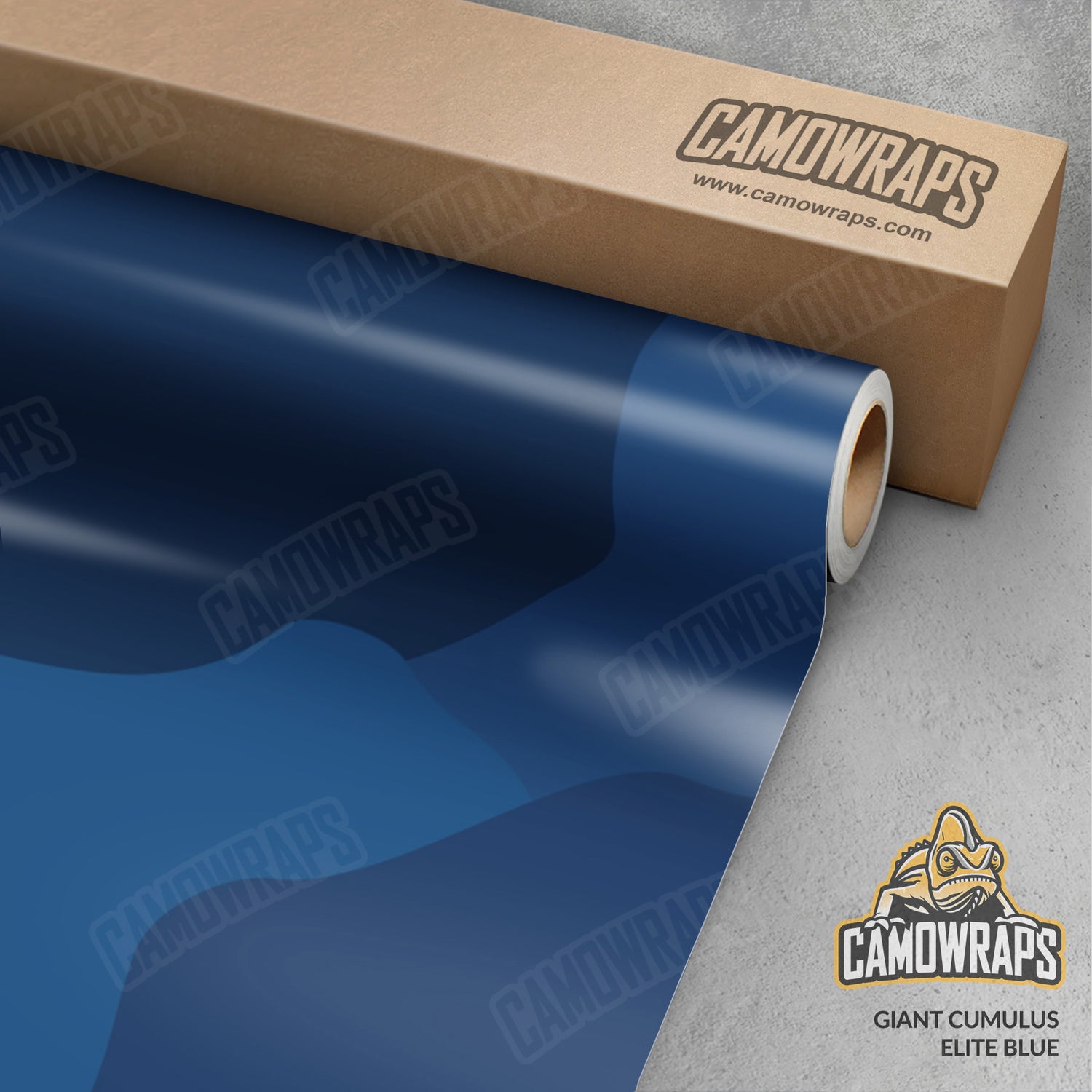 Giant Cumulus Elite Blue Camo Vinyl Wrap