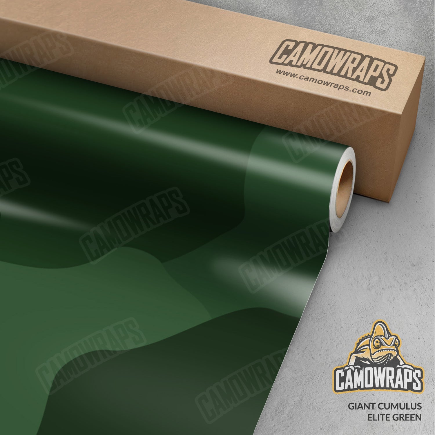 Giant Cumulus Elite Green Camo Vinyl Wrap