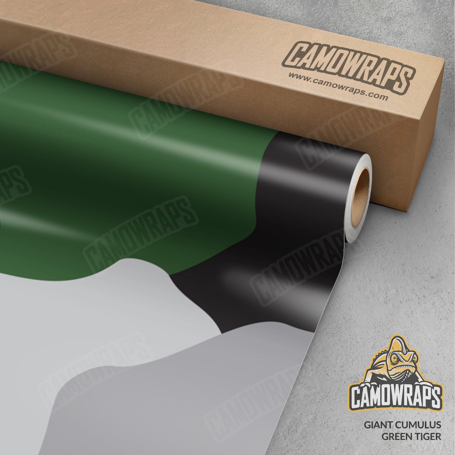 Giant Cumulus Green Tiger Camo Vinyl Wrap