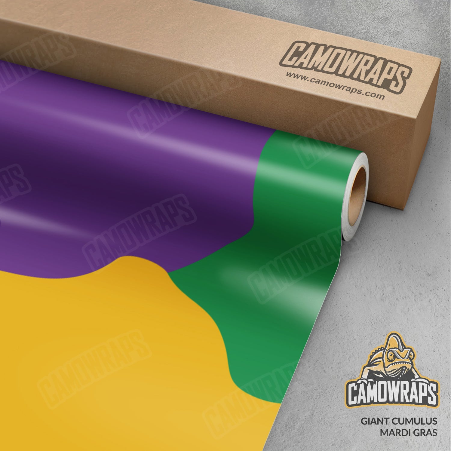 Giant Cumulus Mardi Gras Camo Vinyl Wrap