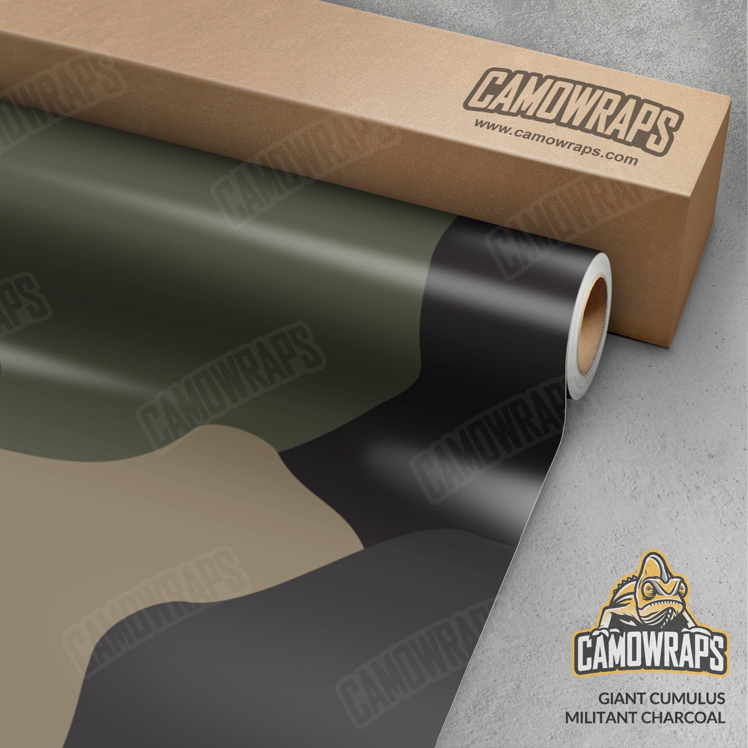 Giant Cumulus Militant Charcoal Camo Vinyl Wrap