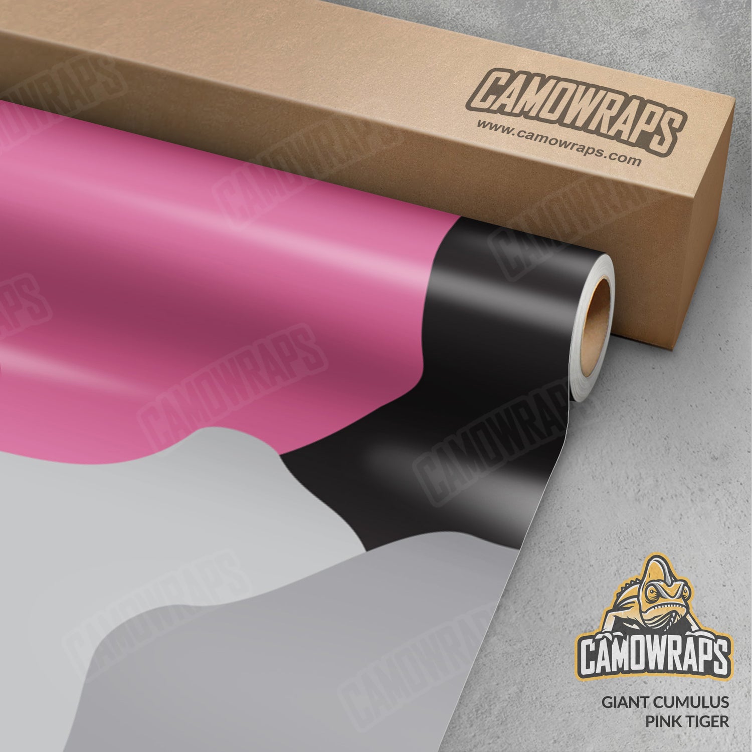 Giant Cumulus Pink Tiger Camo Vinyl Wrap