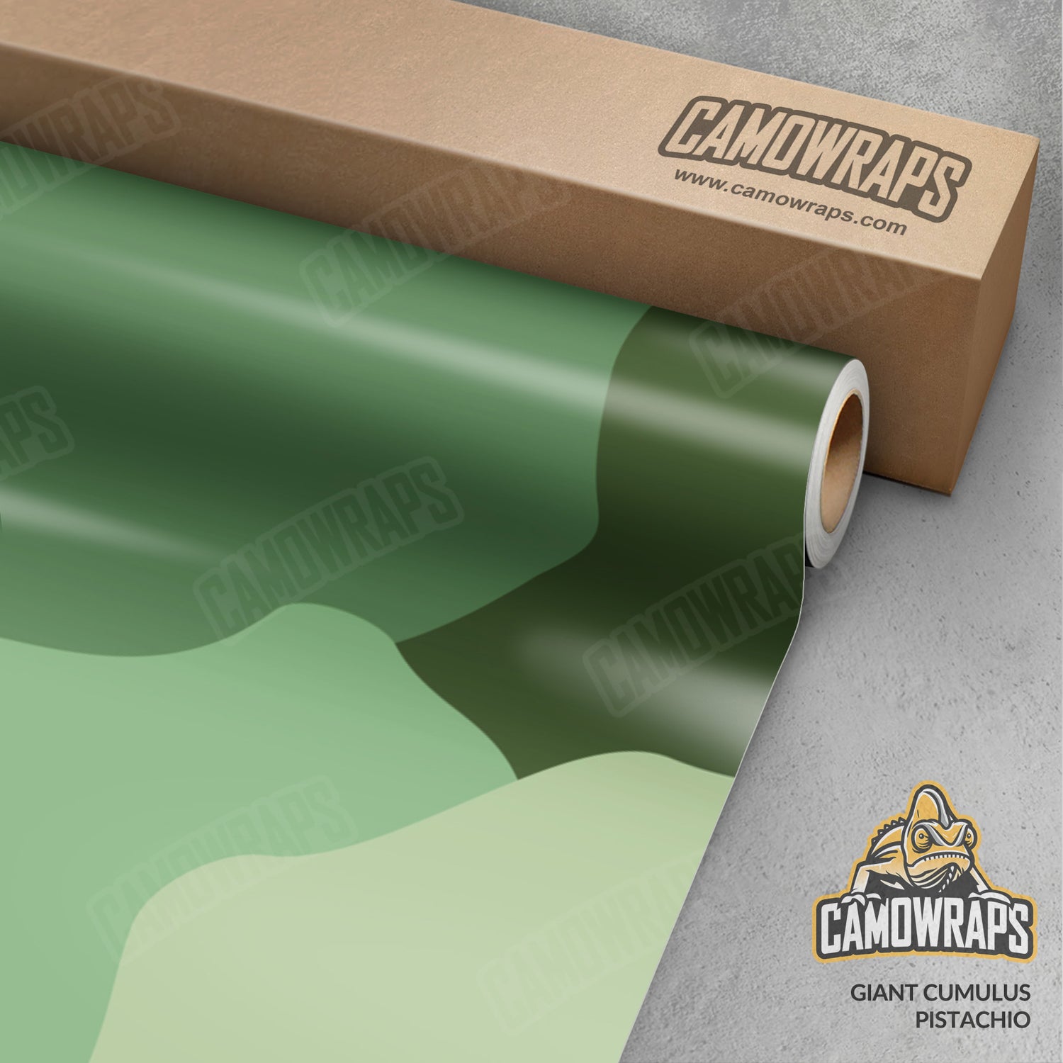 Giant Cumulus Pistachio Camo Vinyl Wrap