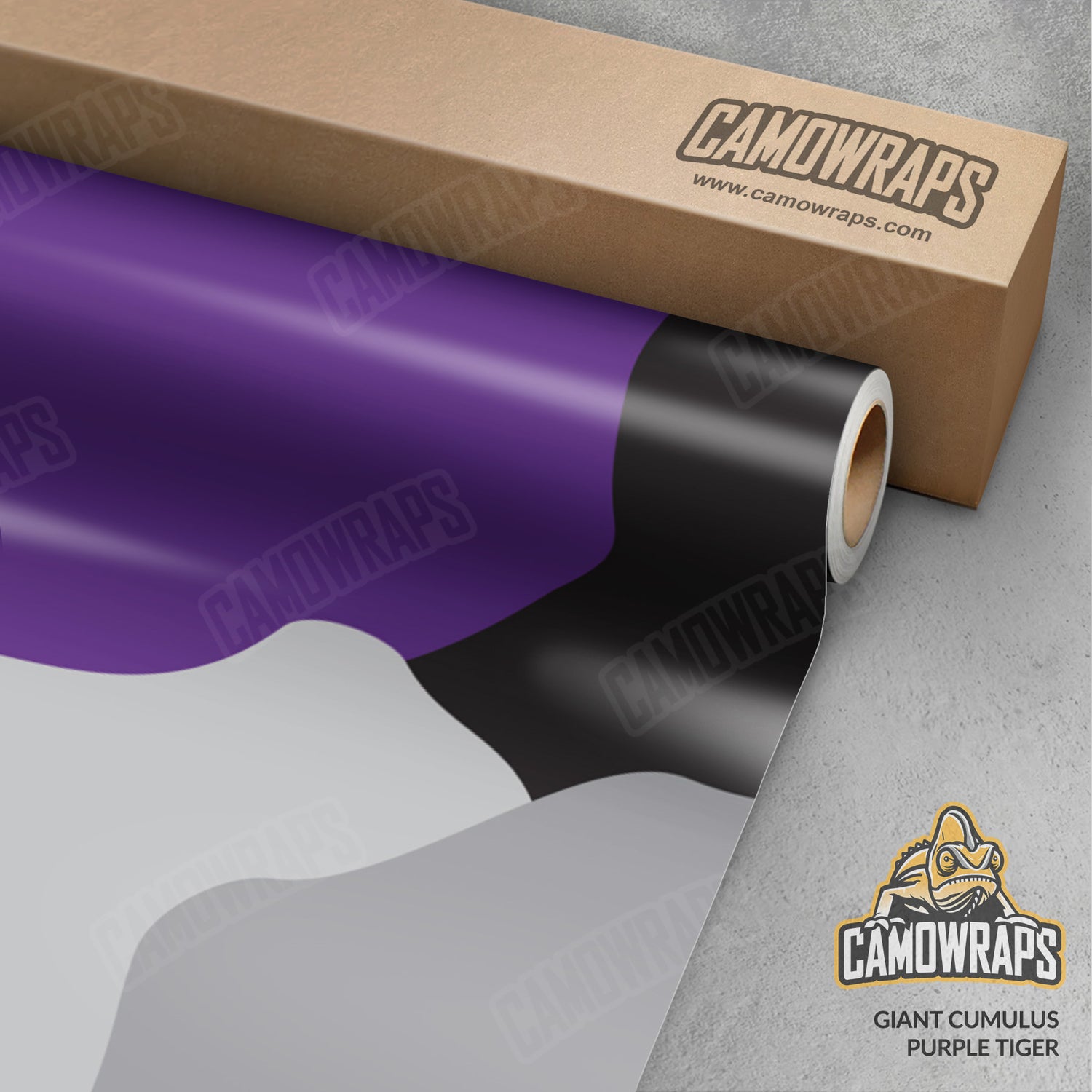 Giant Cumulus Purple Tiger Camo Vinyl Wrap