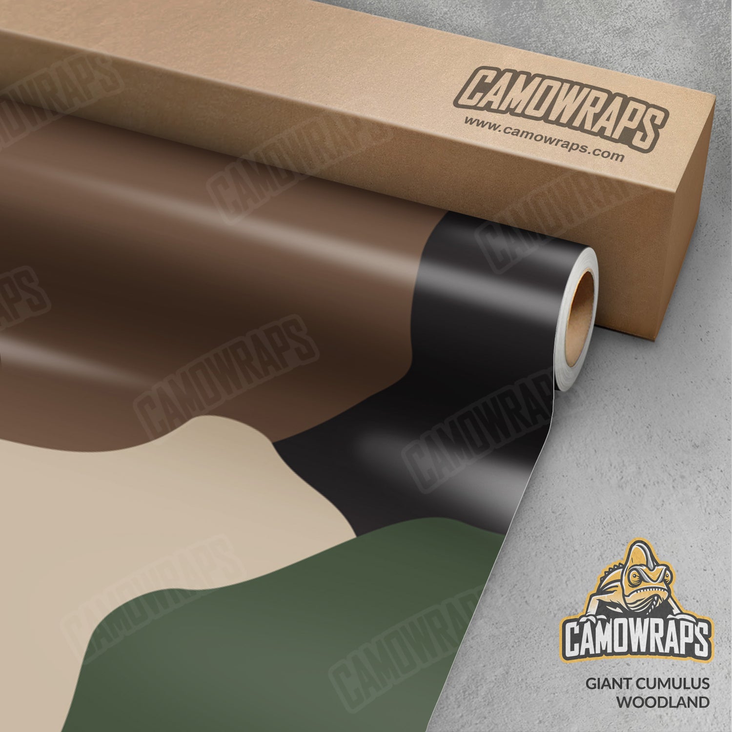 Giant Cumulus Woodland Camo Vinyl Wrap