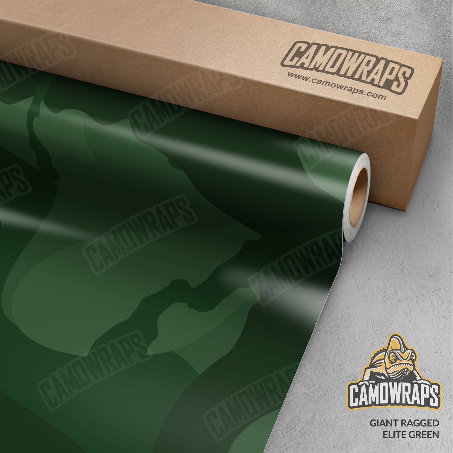 Giant Ragged Elite Green Camo Vinyl Wrap