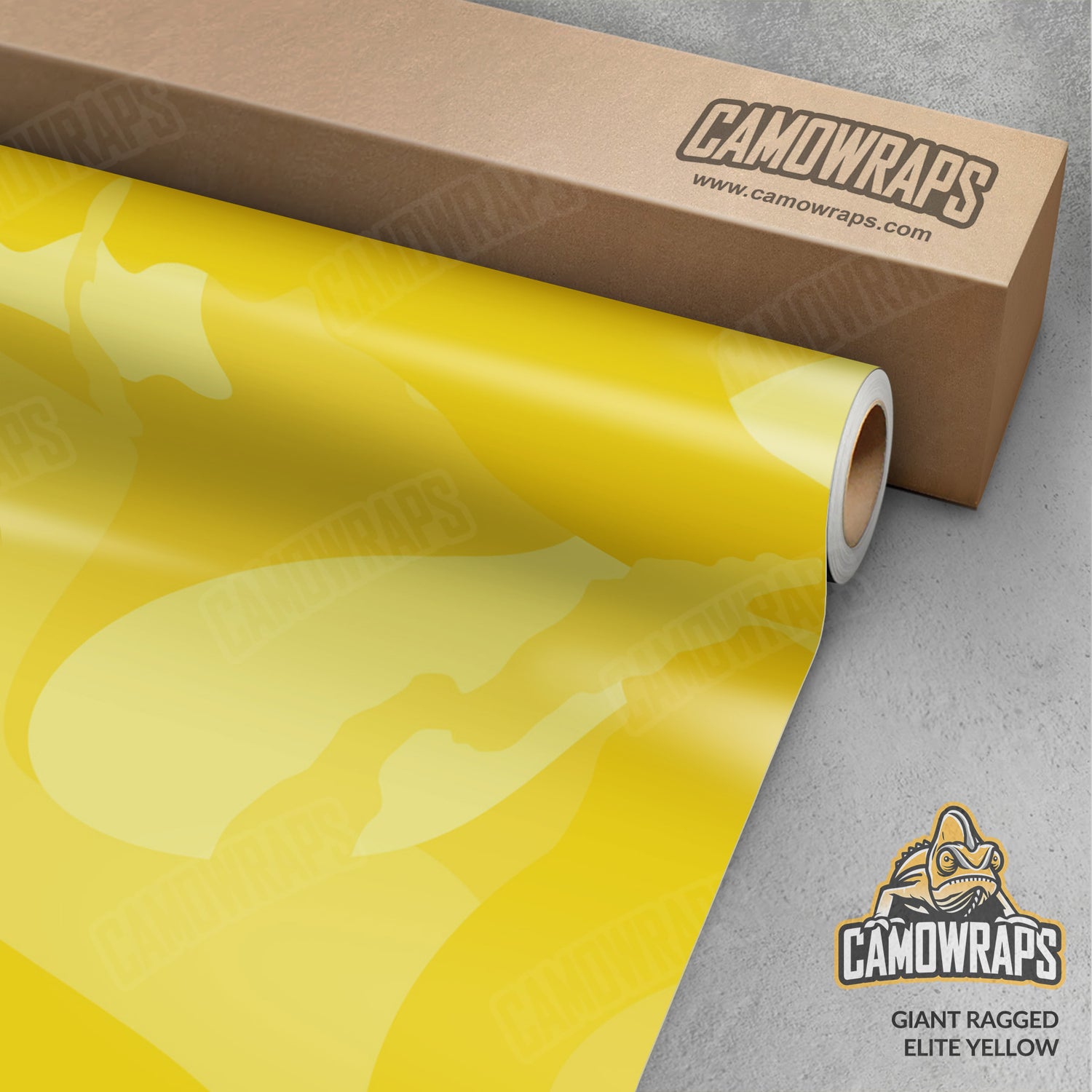 Giant Ragged Elite Yellow Camo Vinyl Wrap