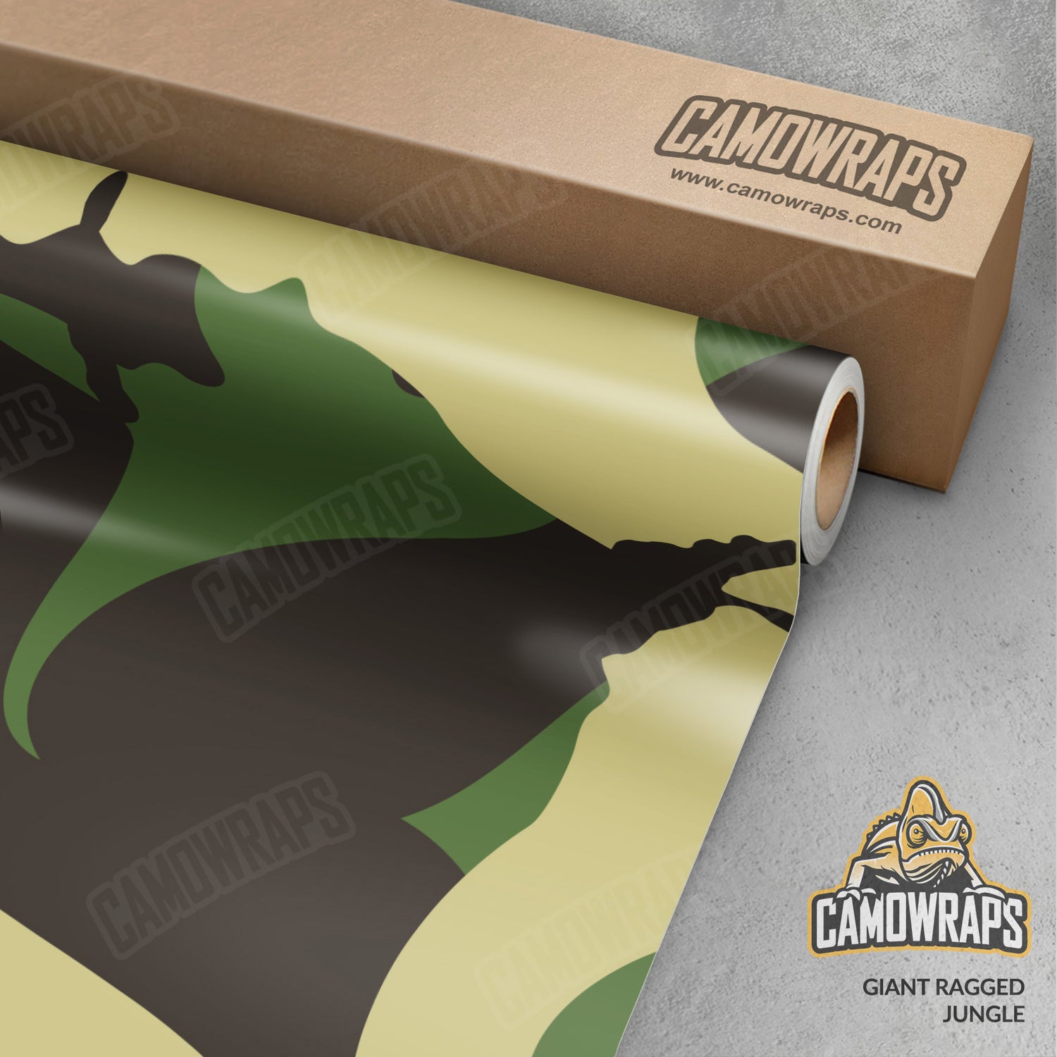 Giant Ragged Jungle Camo Vinyl Wrap