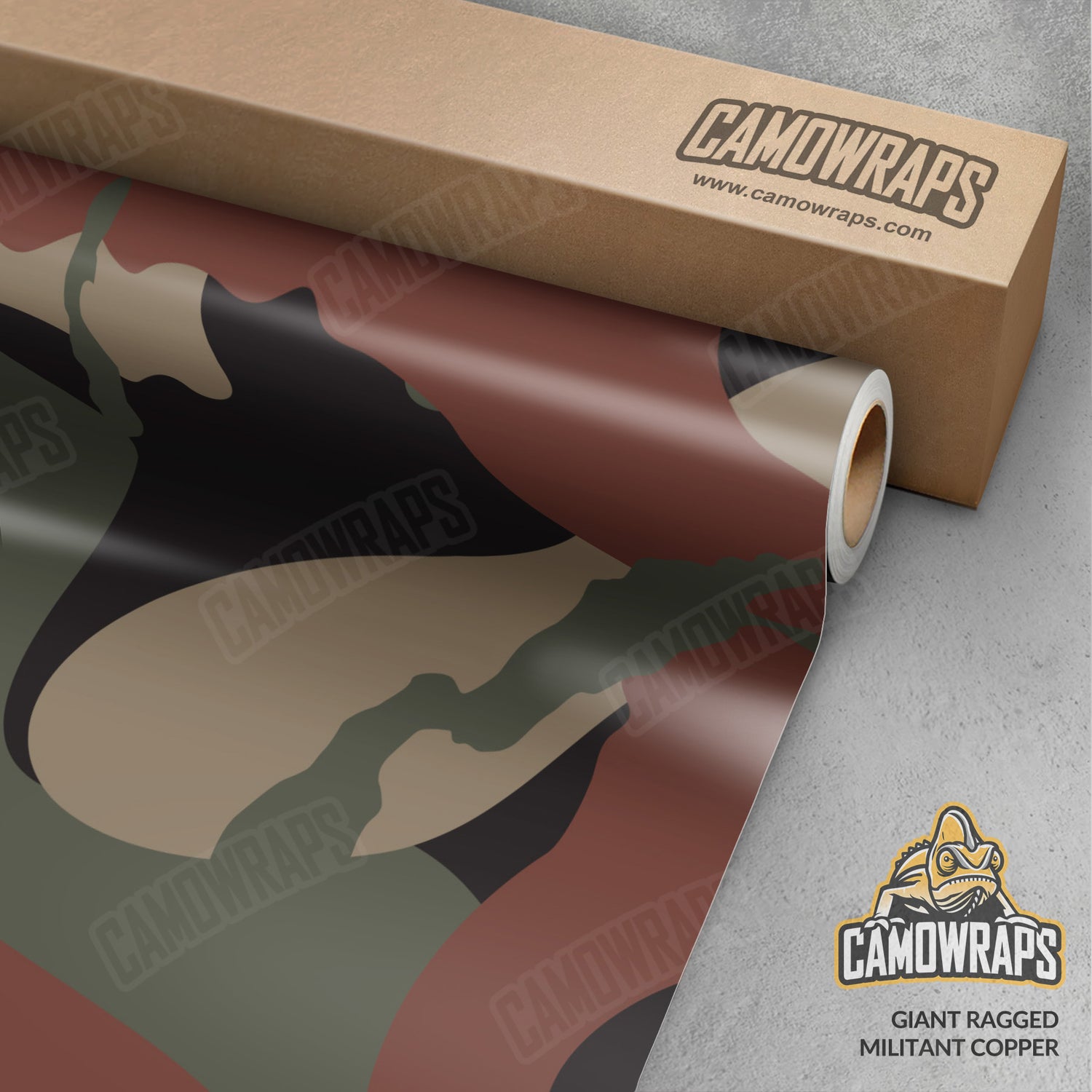 Giant Ragged Militant Copper Camo Vinyl Wrap