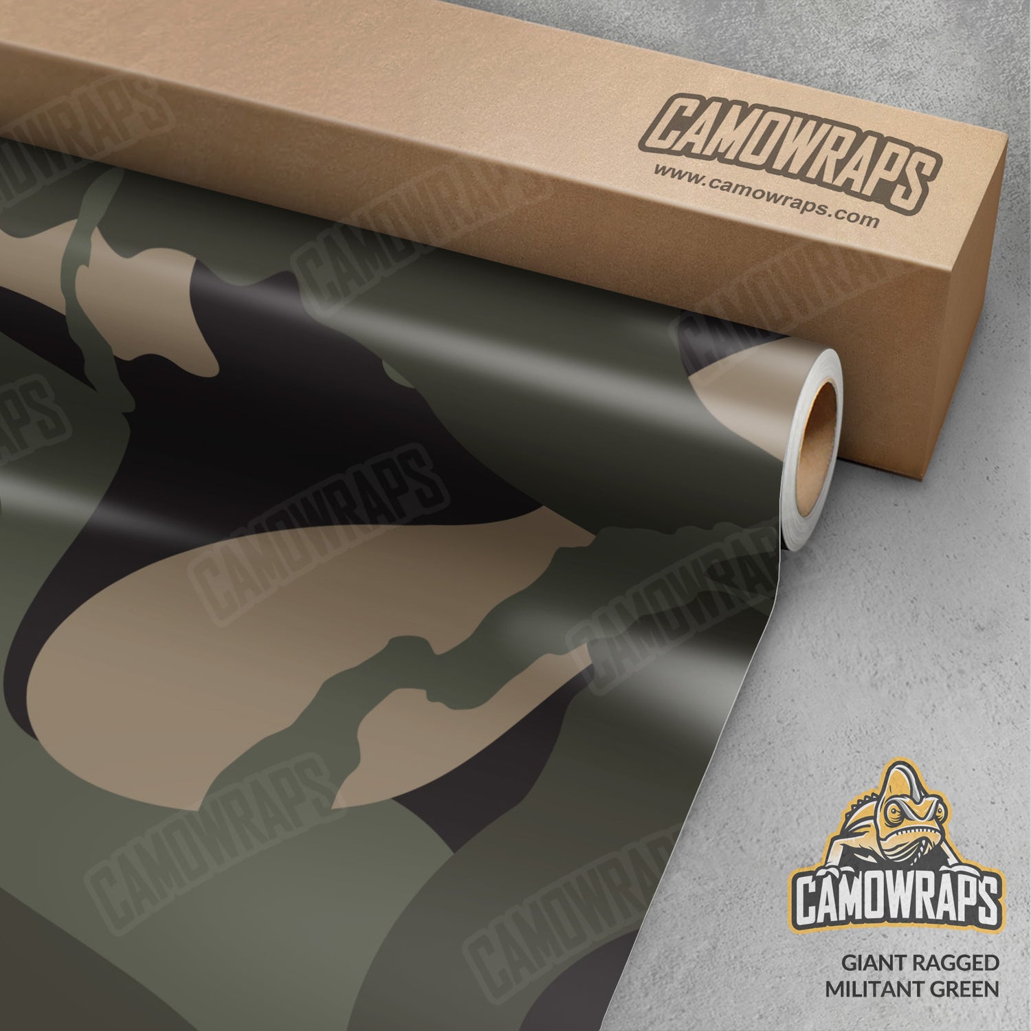 Giant Ragged Militant Green Camo Vinyl Wrap