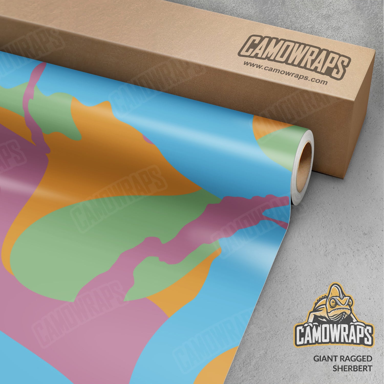 Giant Ragged Sherbert Camo Vinyl Wrap