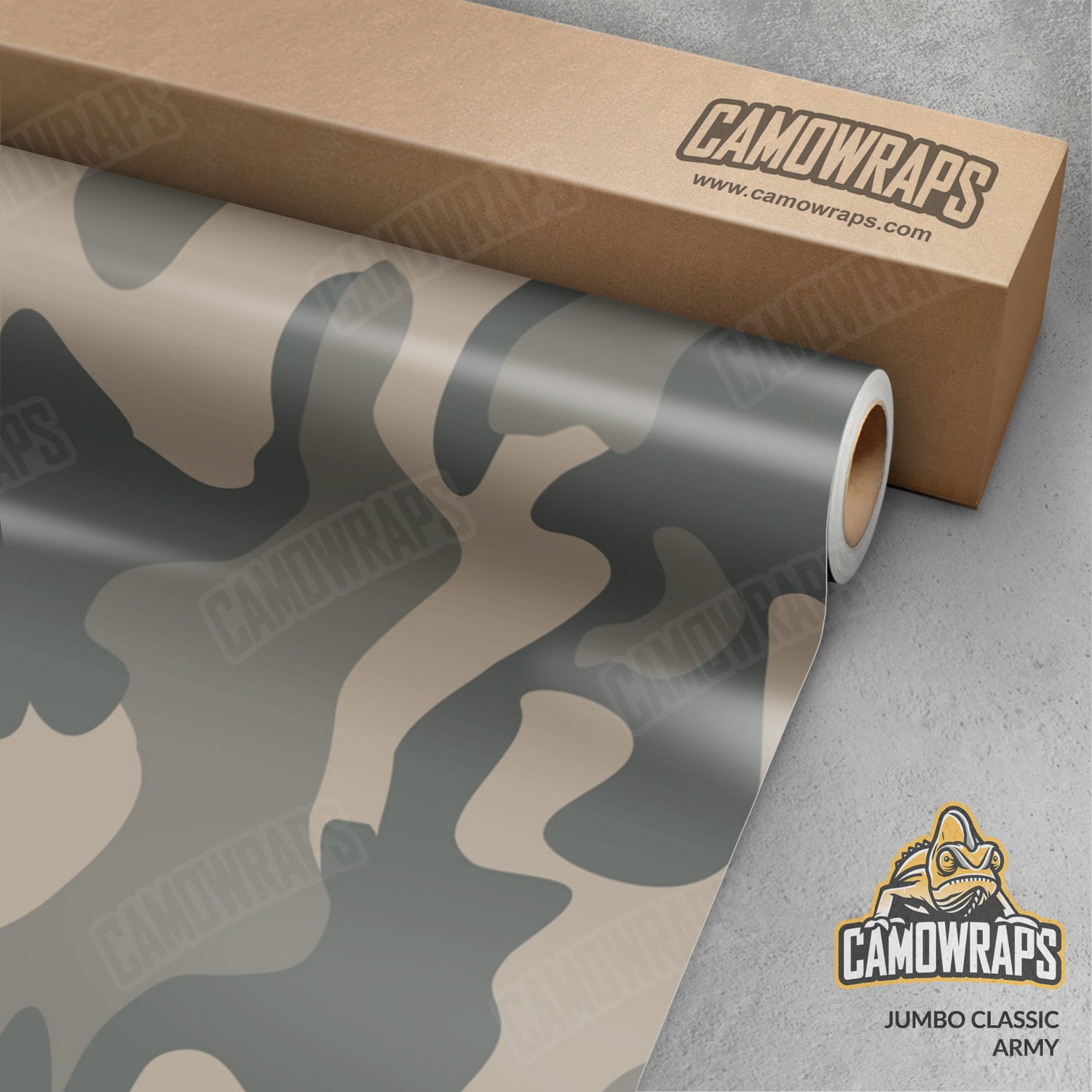 Jumbo Classic Army Camo Vinyl Wrap