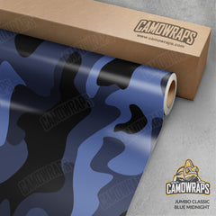 Jumbo Classic Blue Midnight Camo Vinyl Wrap