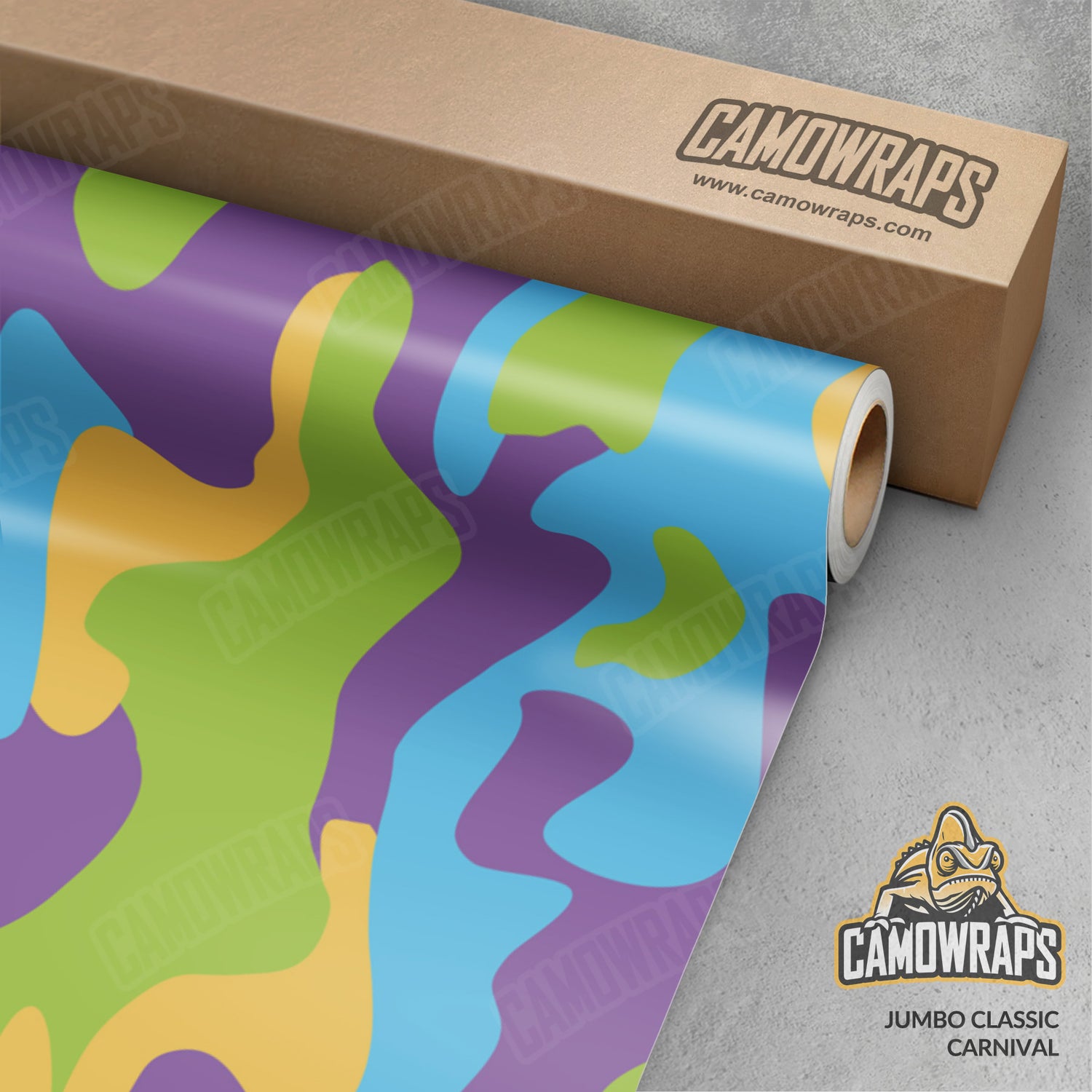 Jumbo Classic Carnival Camo Vinyl Wrap