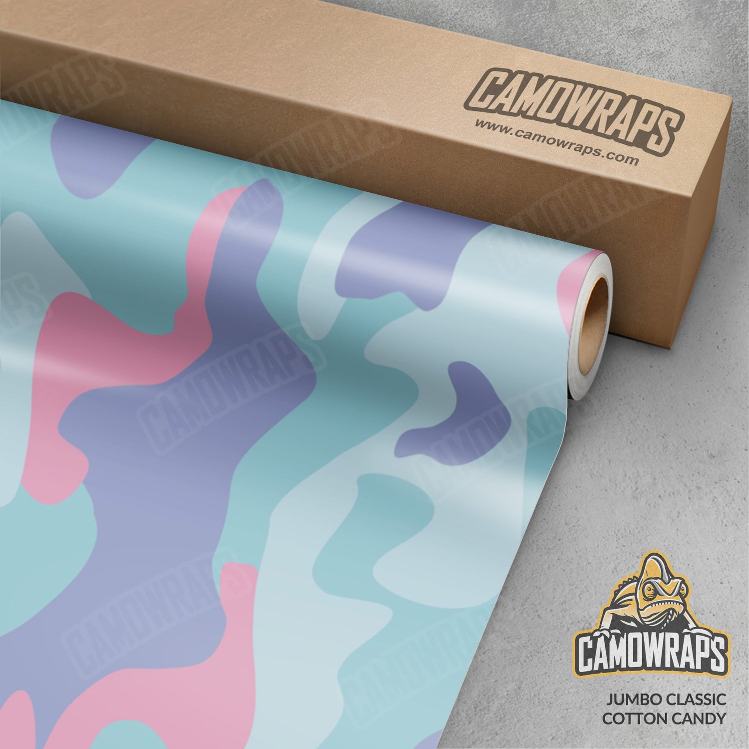 Jumbo Classic Cotton Candy Camo Vinyl Wrap