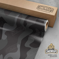 Jumbo Classic Elite Black Camo Vinyl Wrap