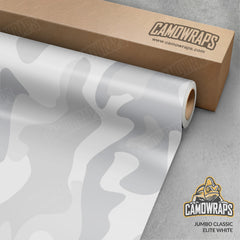 Jumbo Classic Elite White Camo Vinyl Wrap