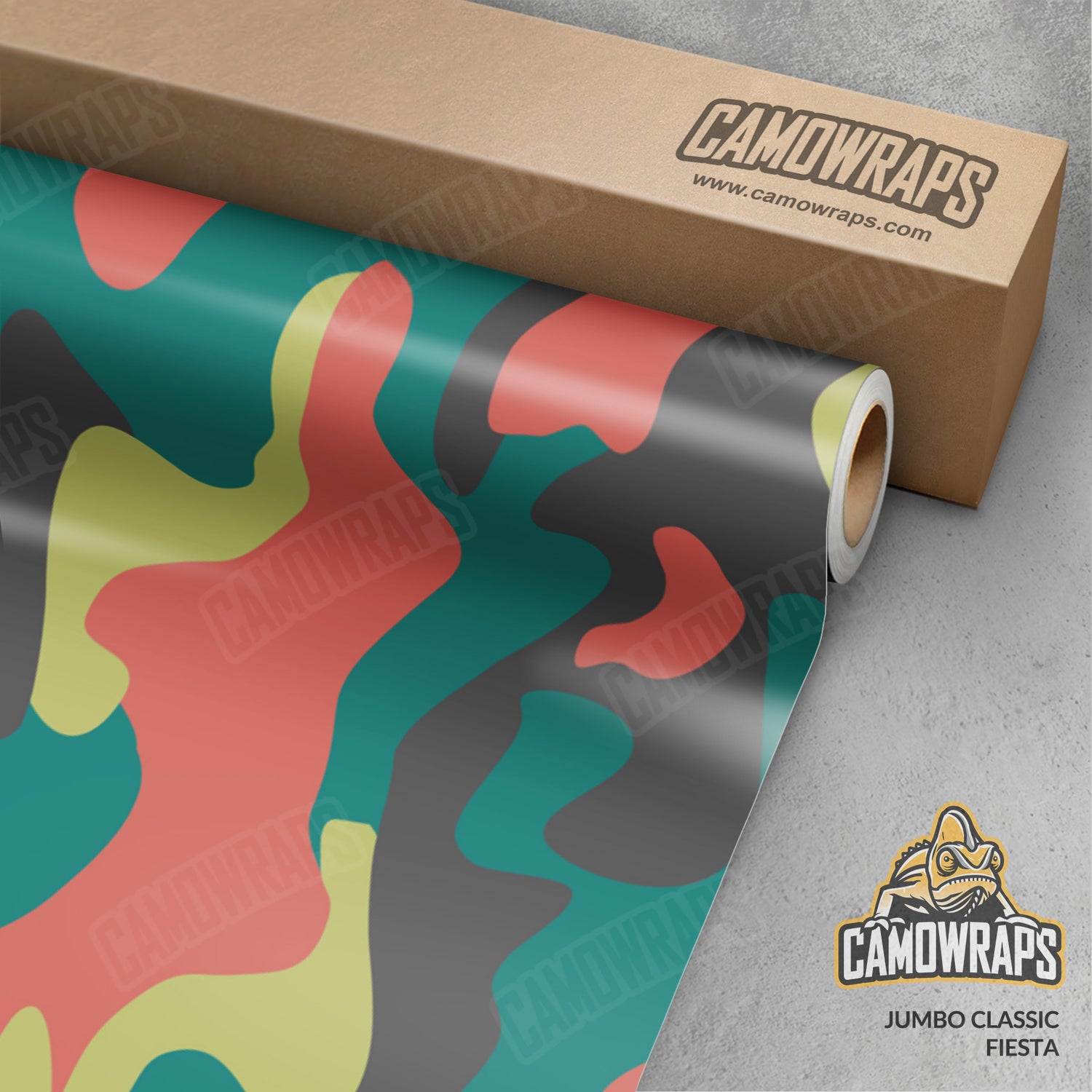 Jumbo Classic Fiesta Camo Vinyl Wrap