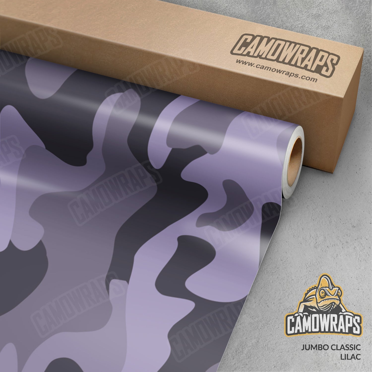 Jumbo Classic Lilac Camo Vinyl Wrap